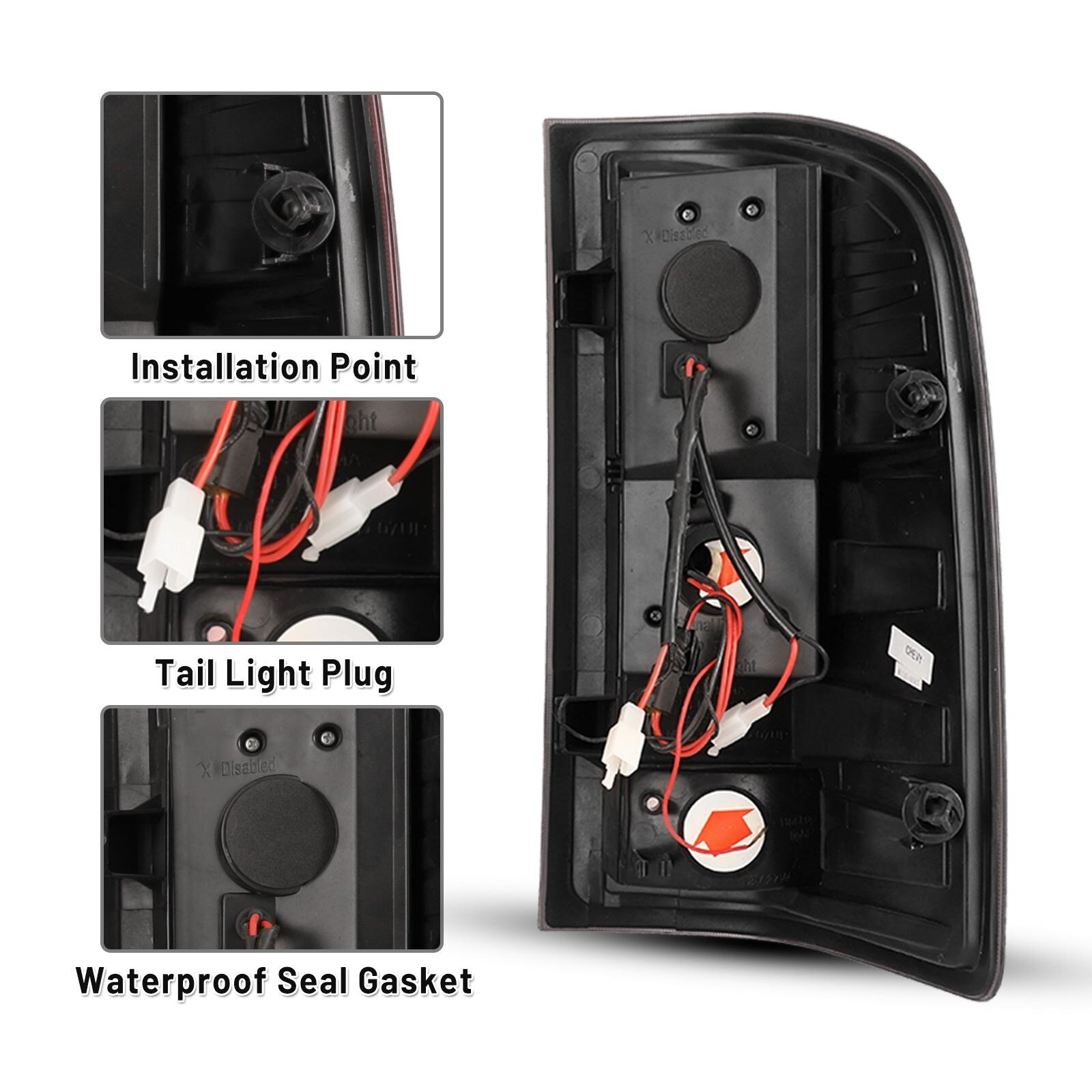 07-14 Chevrolet Silverado: Winjet LED Tail Lights - Black/Smoke photo 3