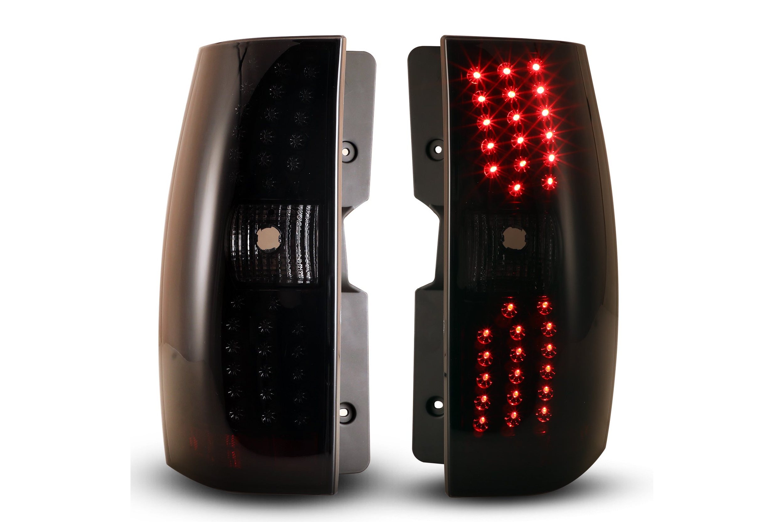 07-14 Chevrolet Tahoe: Winjet LED Tail Lights - Black/Smoke