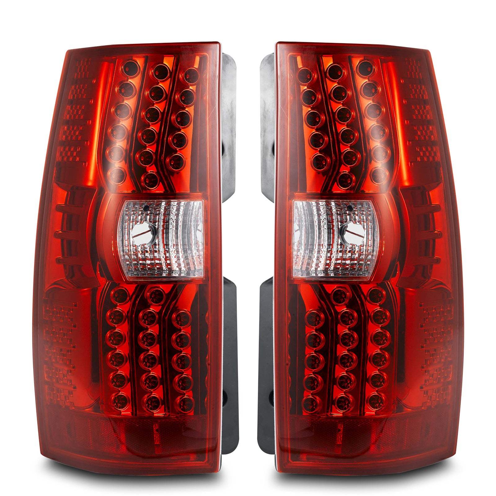 07-14 Chevrolet Suburban: Winjet LED Tail Lights - Chrome/Red photo 2