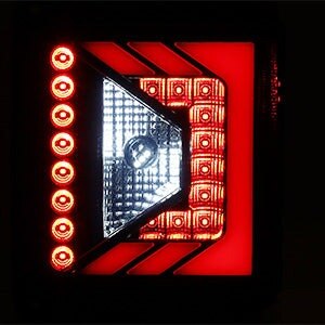 07-18 Jeep Wrangler JK: Winjet LED Tail Lights - Black/Smoke photo 3
