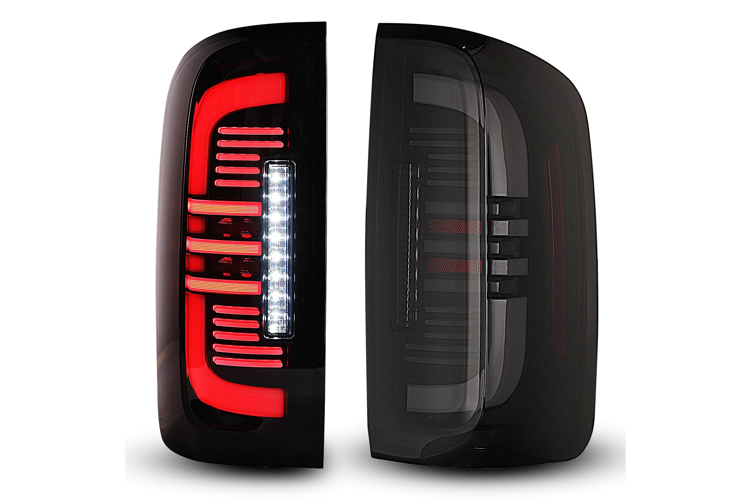 15-22 GMC Canyon: Winjet LED Tail Lights - Black/Smoke