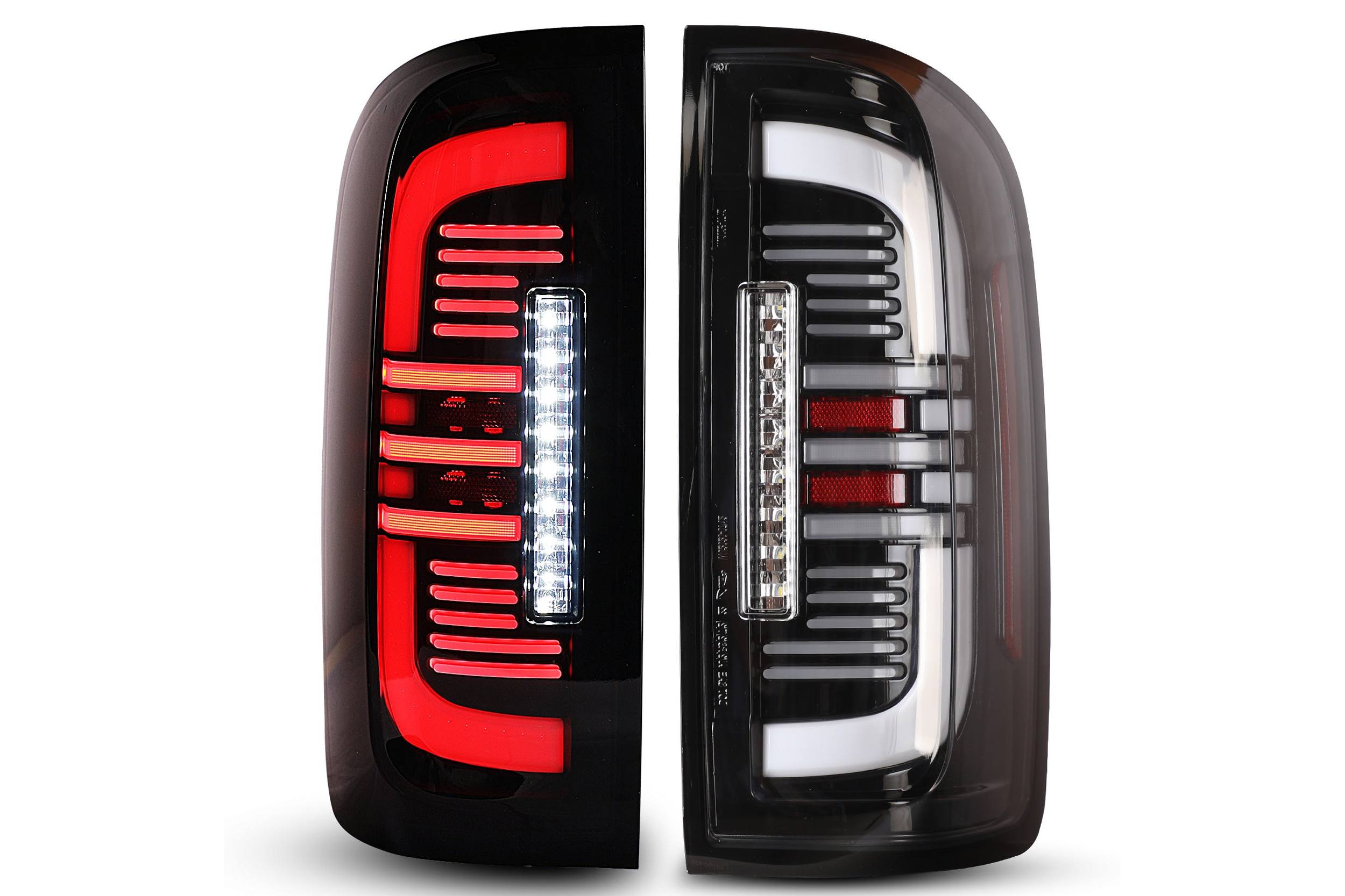 15-22 Chevrolet Colorado: Winjet Tail Lights with Sequential Turn Signal - Gloss Black/Clear photo 2
