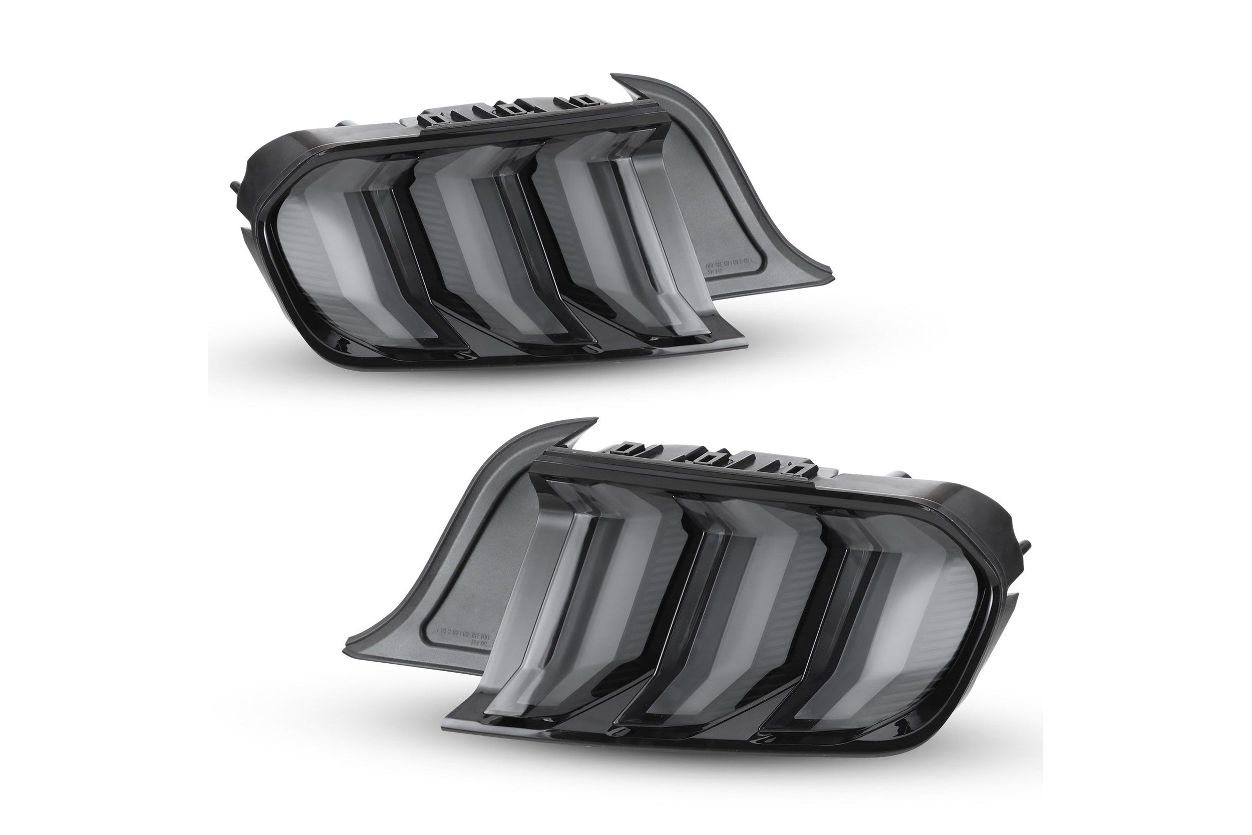 15-23 Ford Mustang: Renegade LED Tail Lights - Gloss Black/Smoke