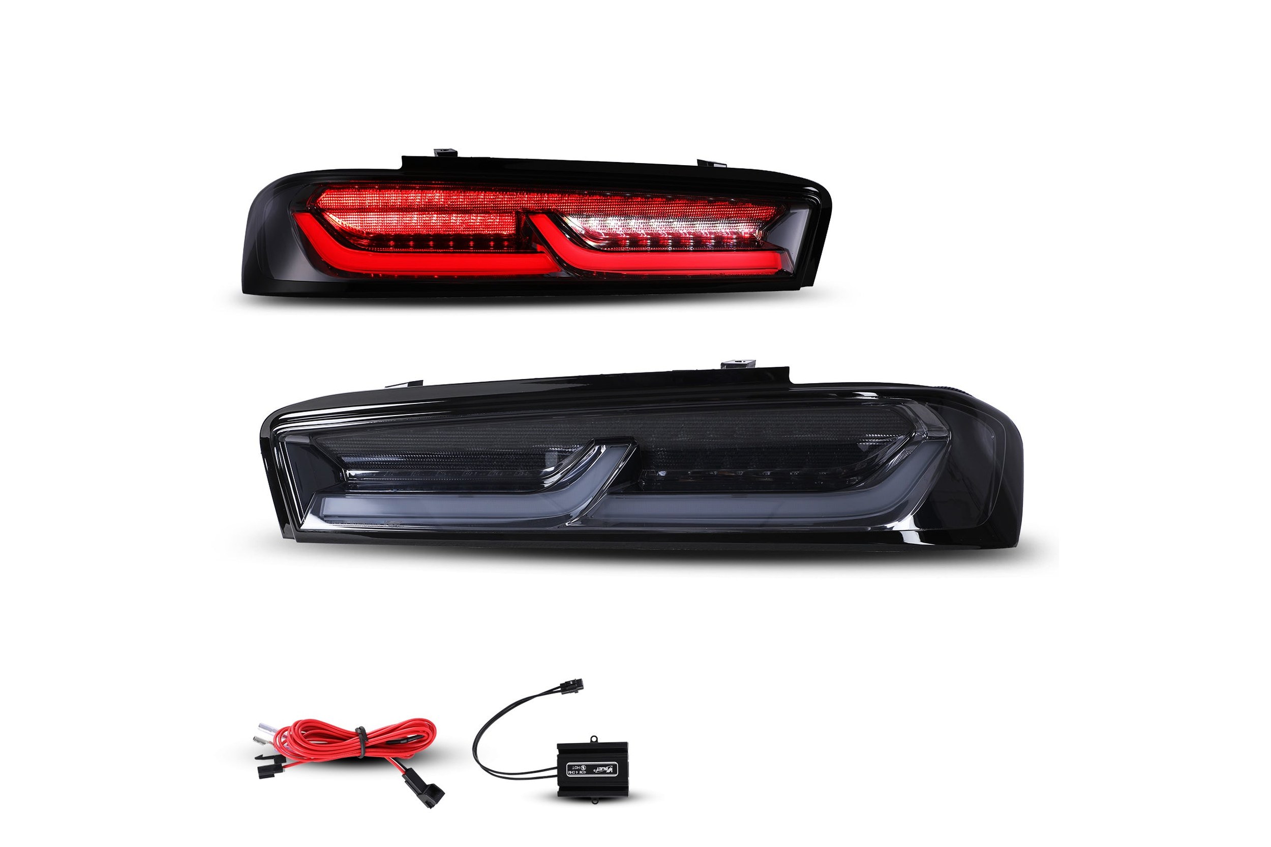 16-18 Chevrolet Camaro: Renegade LED Tail Lights - Chrome/Smoke