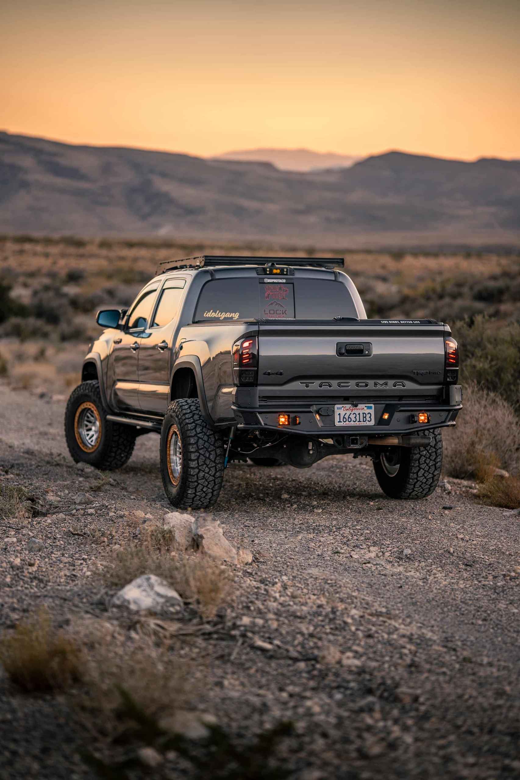16-23 Toyota Tacoma: Attica Tail Lights - Black/Red photo 3