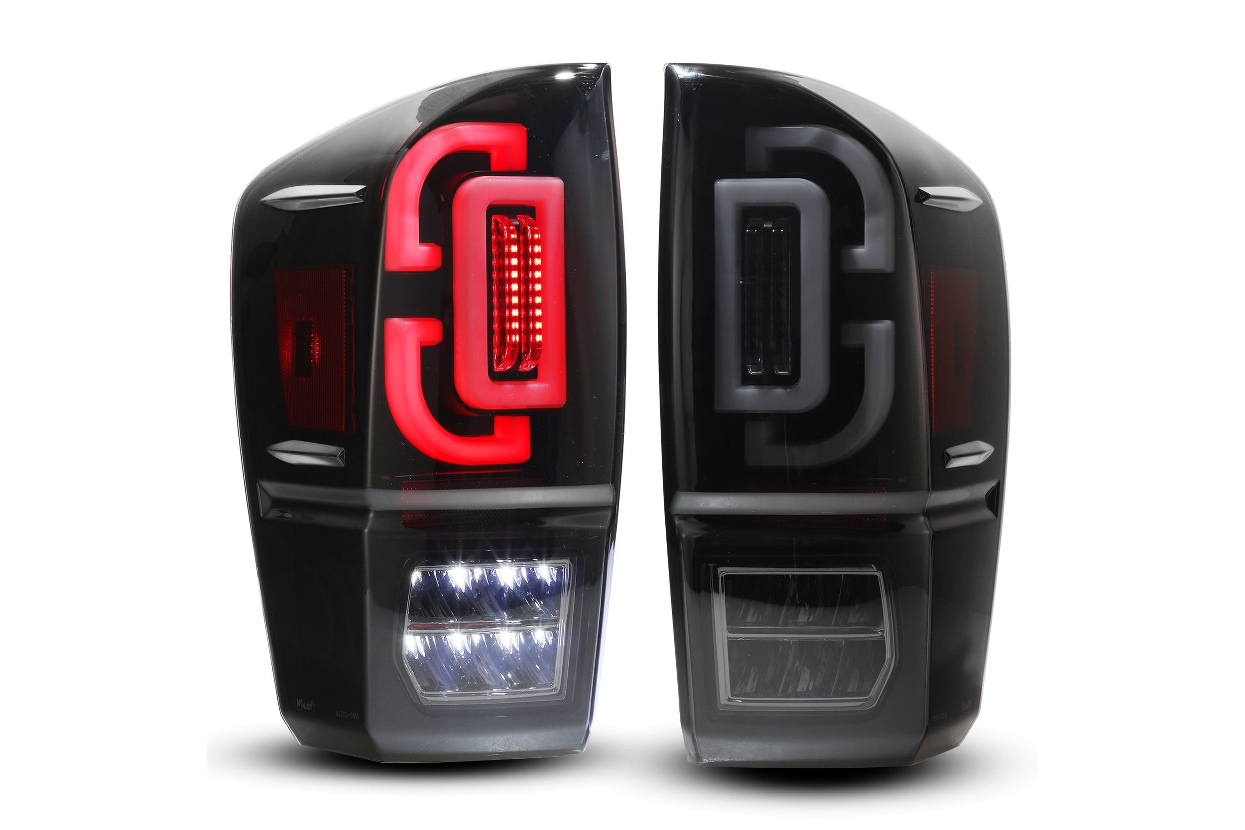 16-23 Toyota Tacoma: Renegade LED Sequential Tail Lights - Black/Smoke