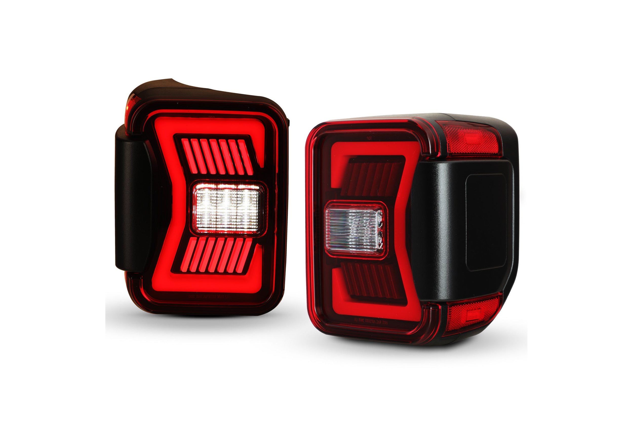 19-24 Jeep Gladiator JT: Renegade LED Tail Lights - Black/Red