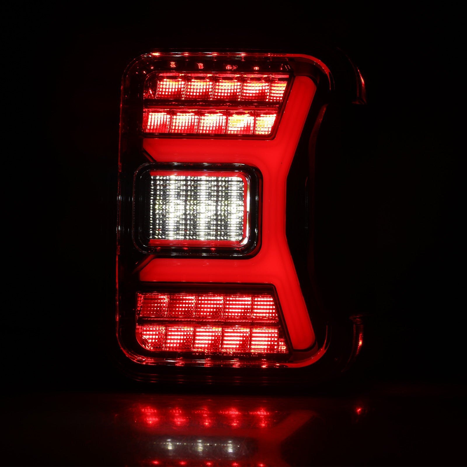 19-24 Jeep Gladiator JT: Renegade LED Tail Lights - Gloss Black/Clear photo 3
