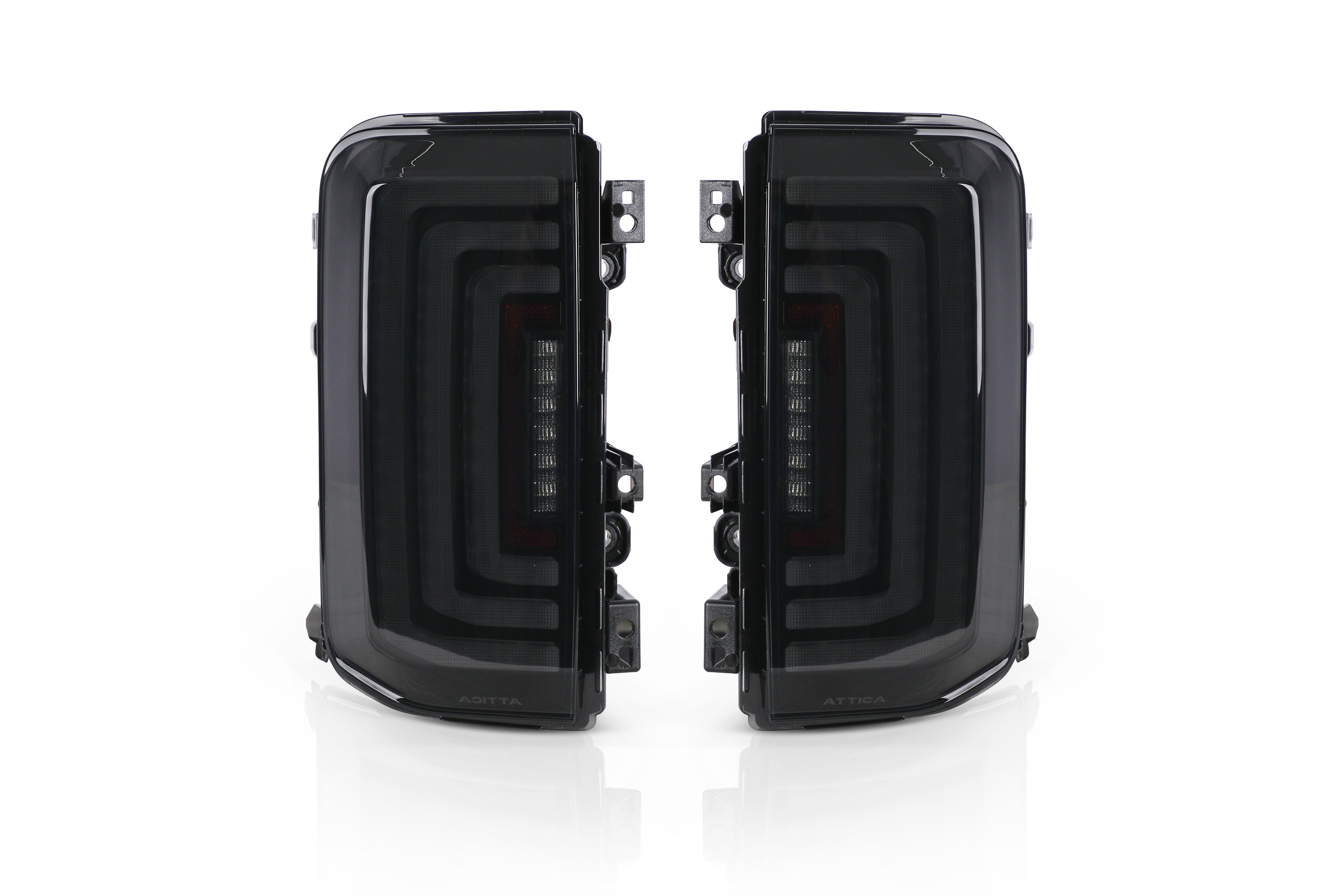 21-26 Ford Bronco: Attica Tail Lights - Black/Smoke