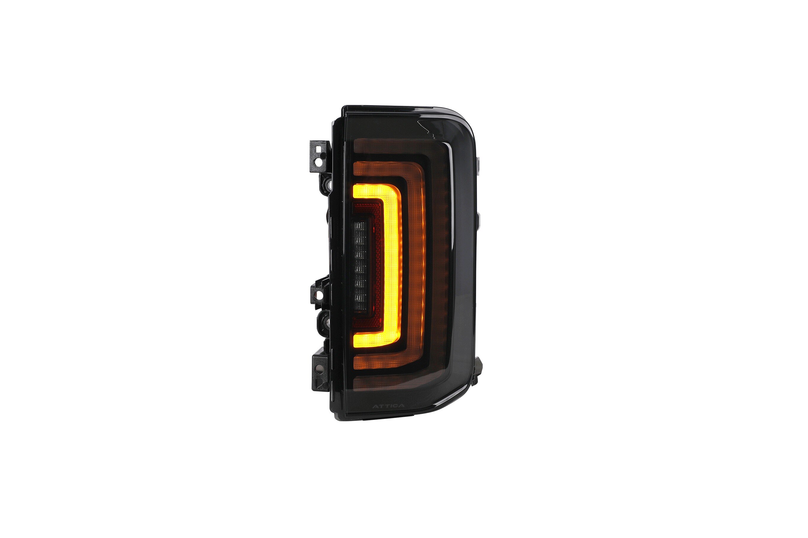21-26 Ford Bronco: Attica Tail Lights - Black/Smoke photo 4