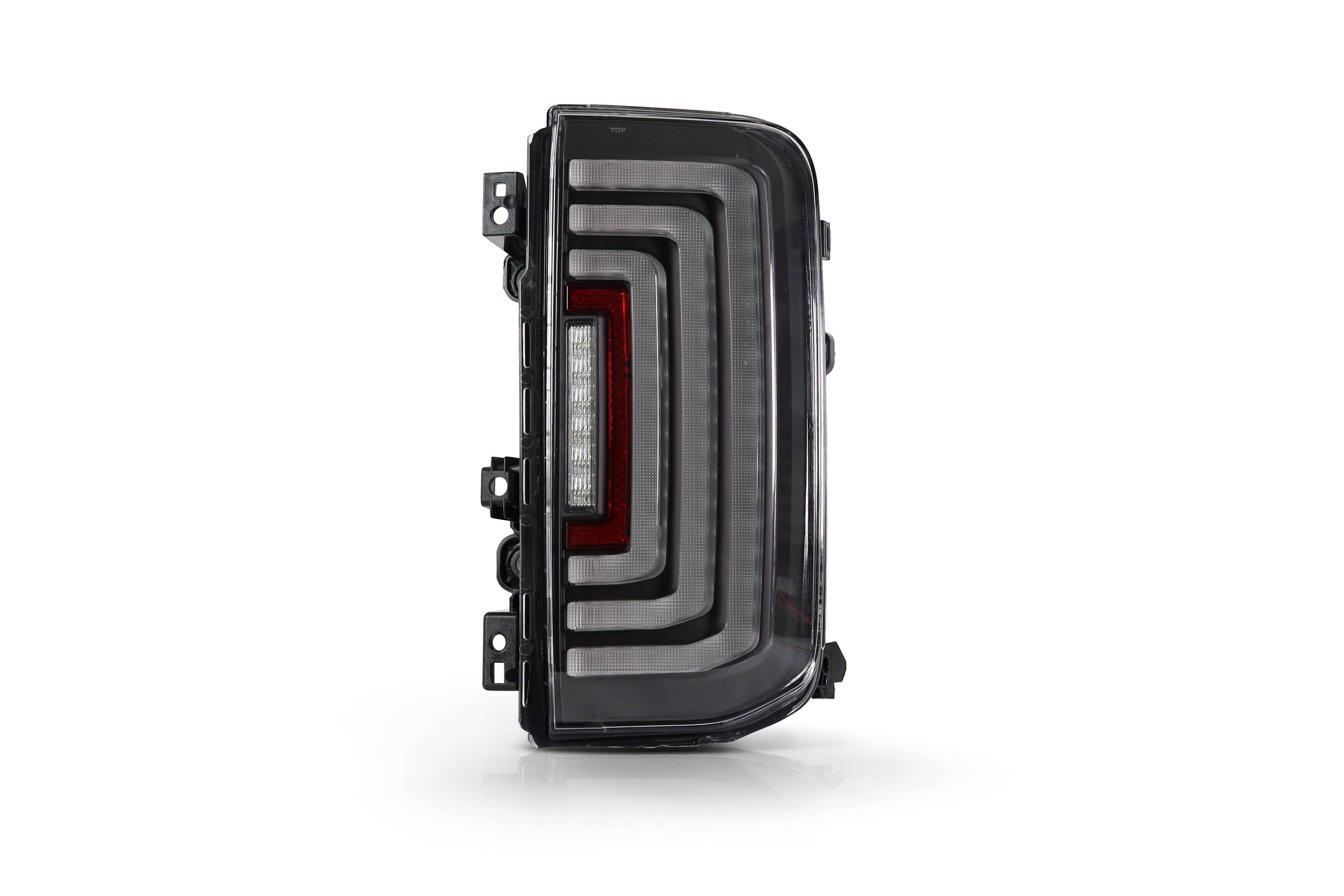 21-26 Ford Bronco: Attica Tail Lights - Gloss Black/Clear photo 2