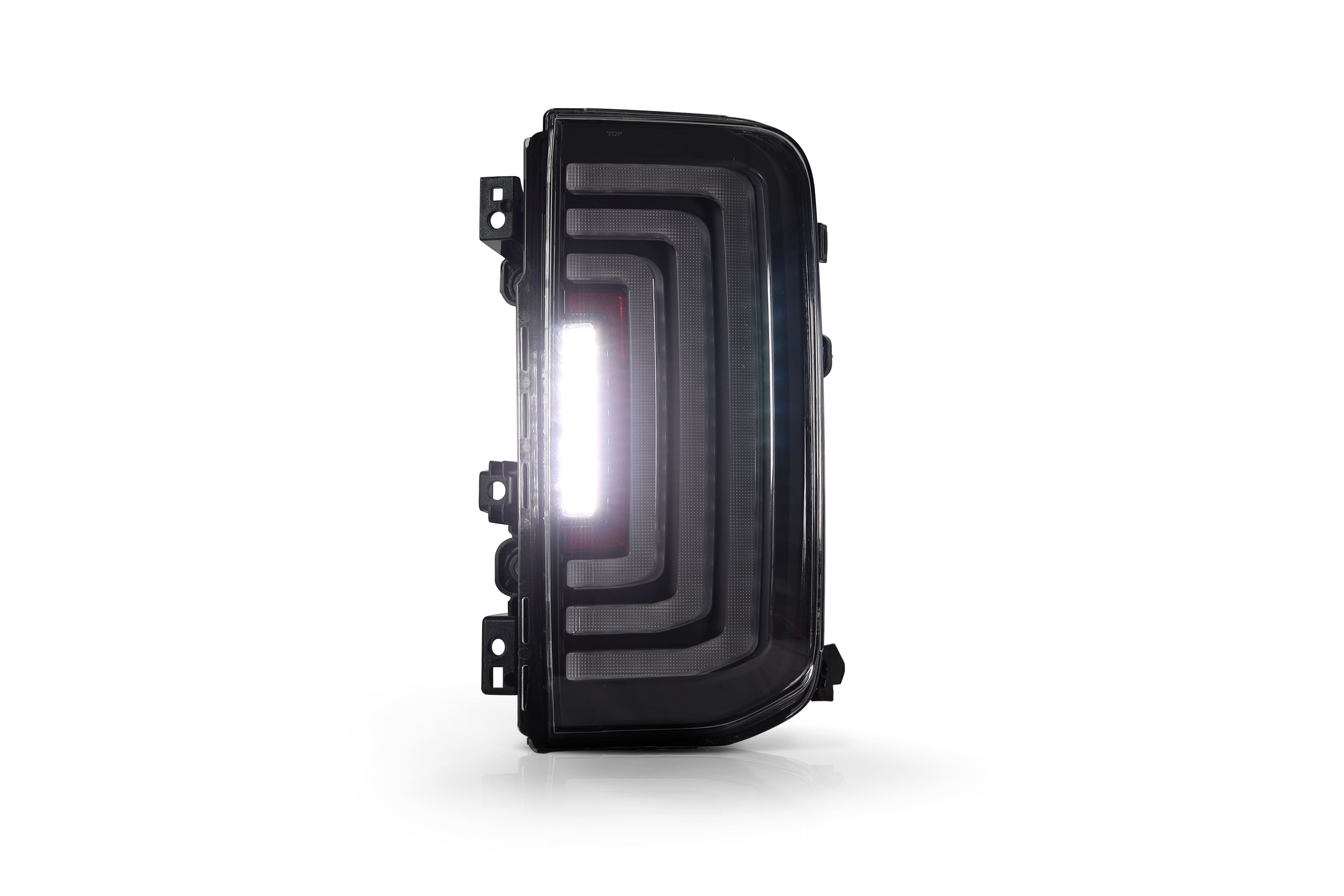 21-26 Ford Bronco: Attica Tail Lights - Gloss Black/Clear photo 4