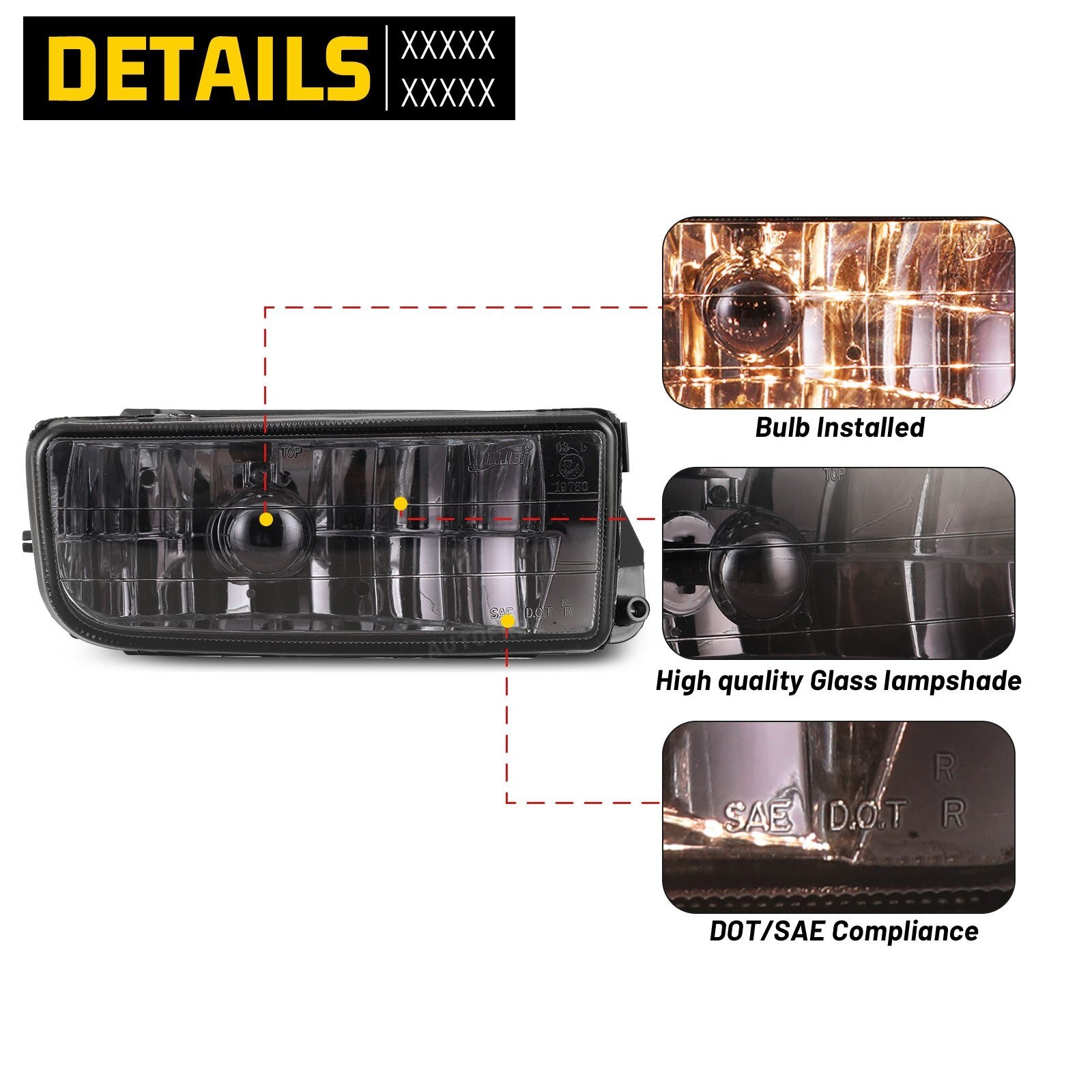 92-98 BMW 3-Series/M3: Winjet Fog Lights OE Replacement - Smoke photo 2