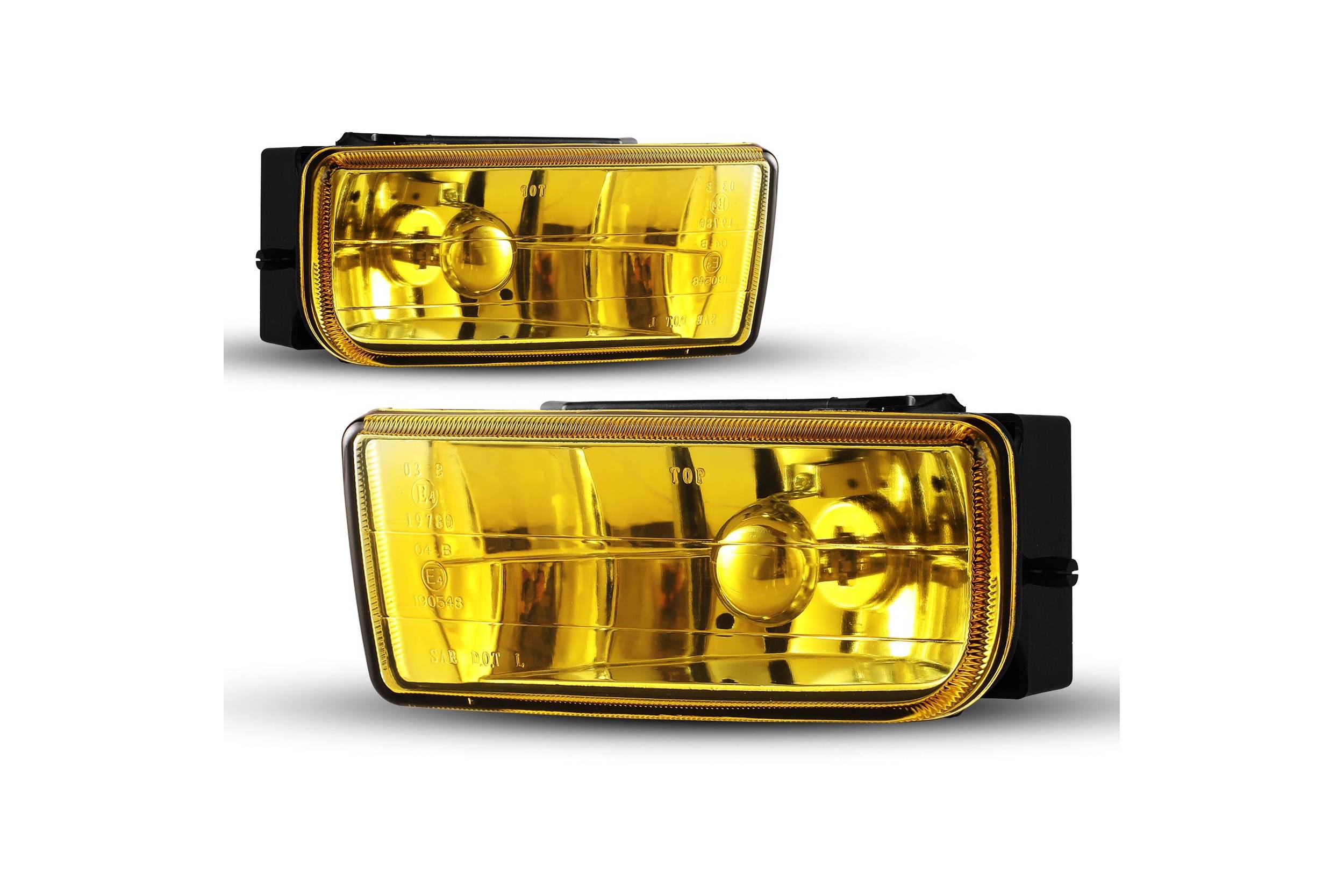 92-98 BMW 3-Series/M3: Winjet Fog Lights OE Replacement - Amber Yellow