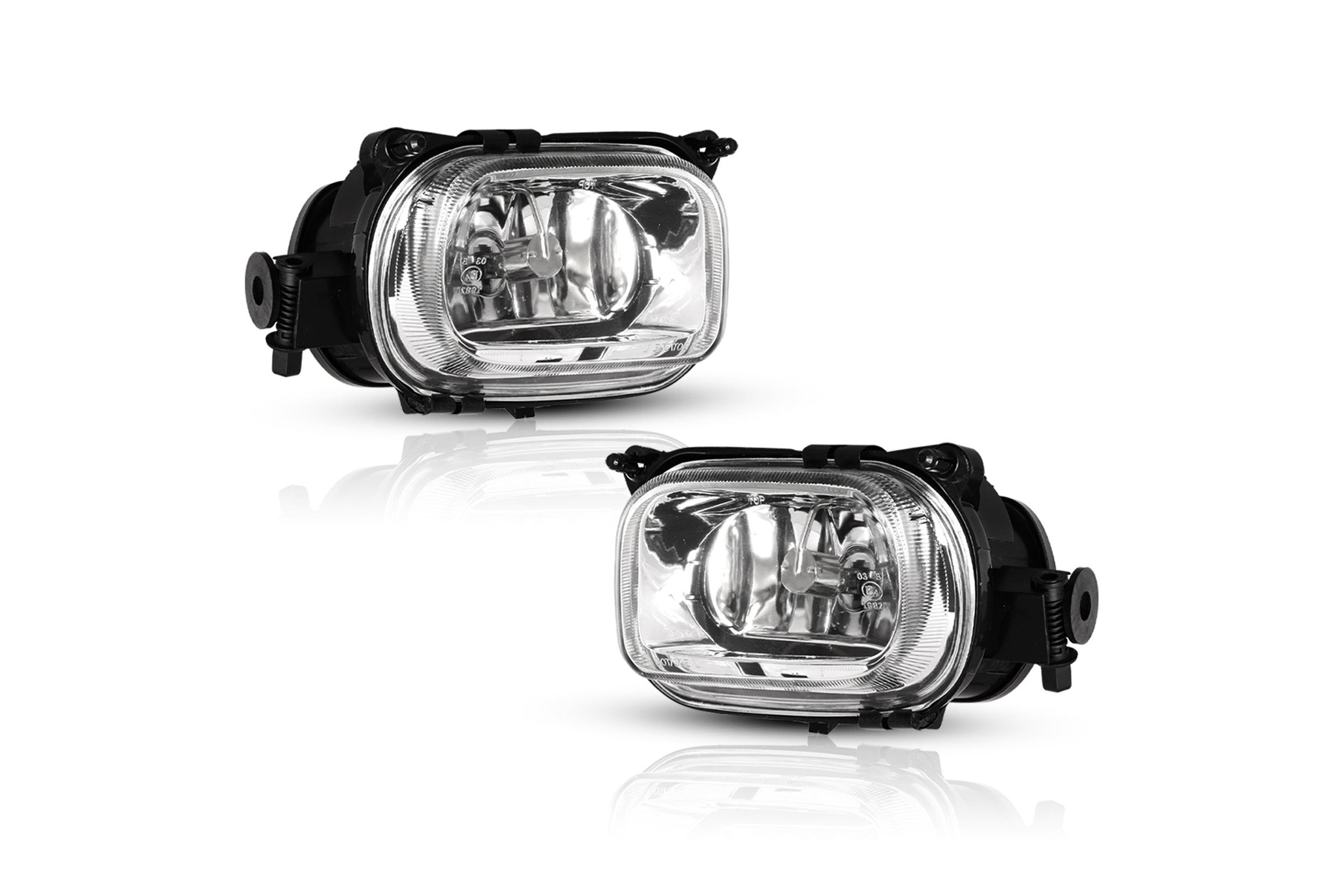 96-99 Mercedes-Benz E-Class: Winjet Fog Lights OE Replacement - Clear
