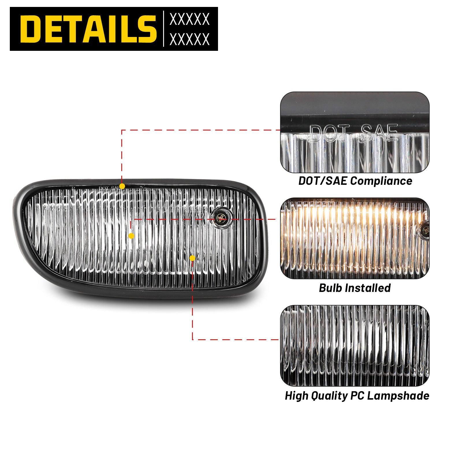 99-03 Jeep Grand Cherokee: Winjet Fog Lights - Clear photo 2