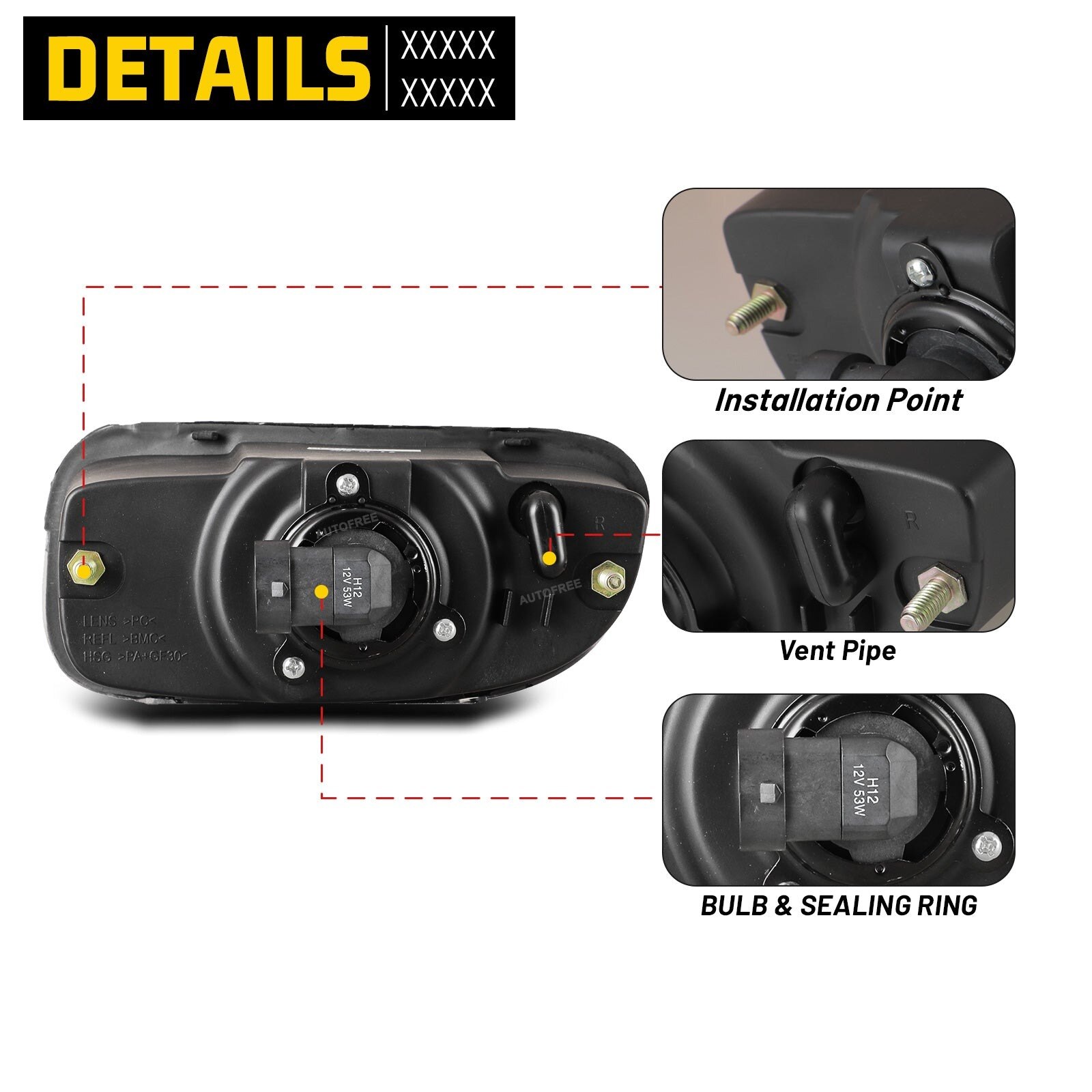 99-03 Jeep Grand Cherokee: Winjet Fog Lights - Clear photo 3