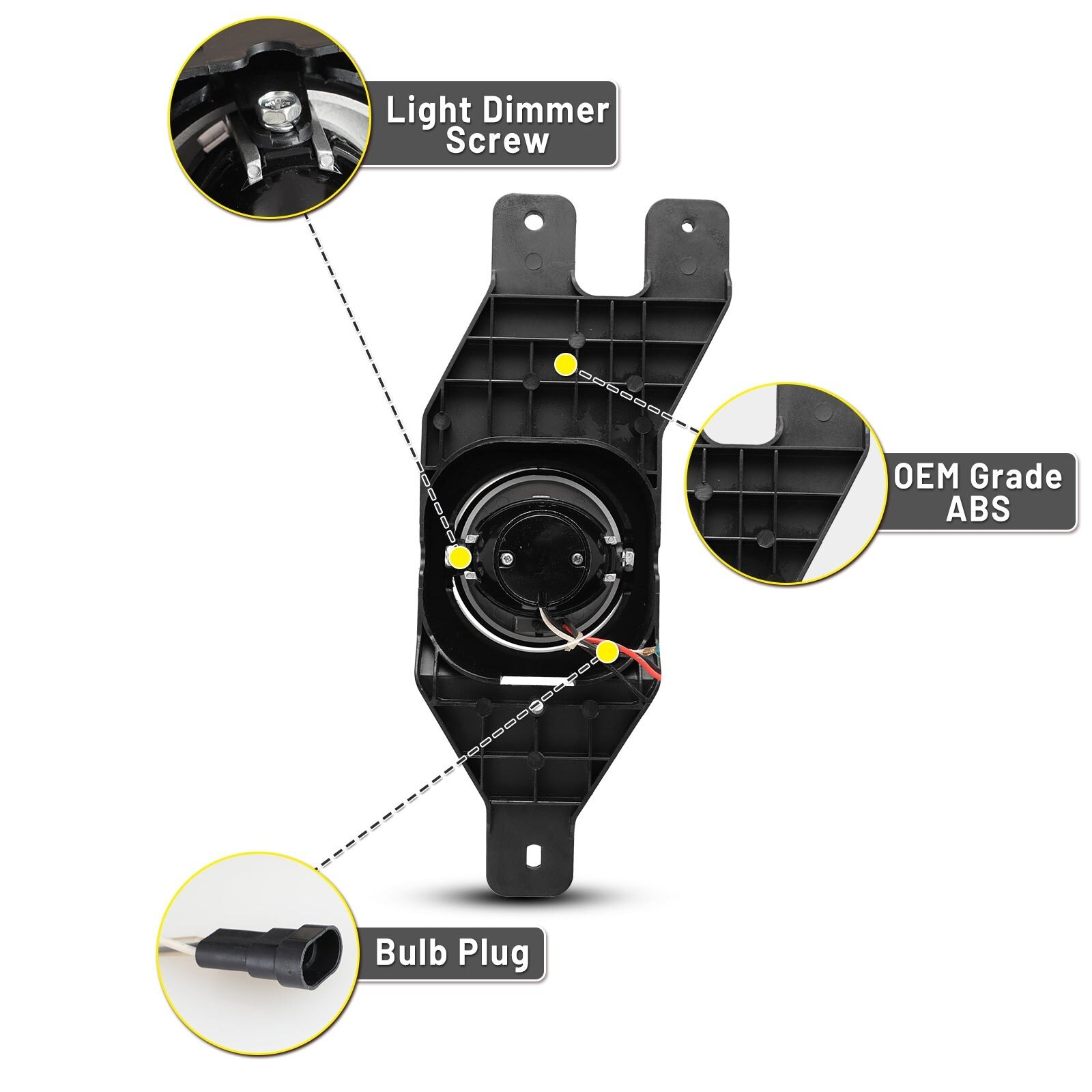 01-04 Ford Excursion: Winjet Halo Projector Fog Lights - Clear photo 4