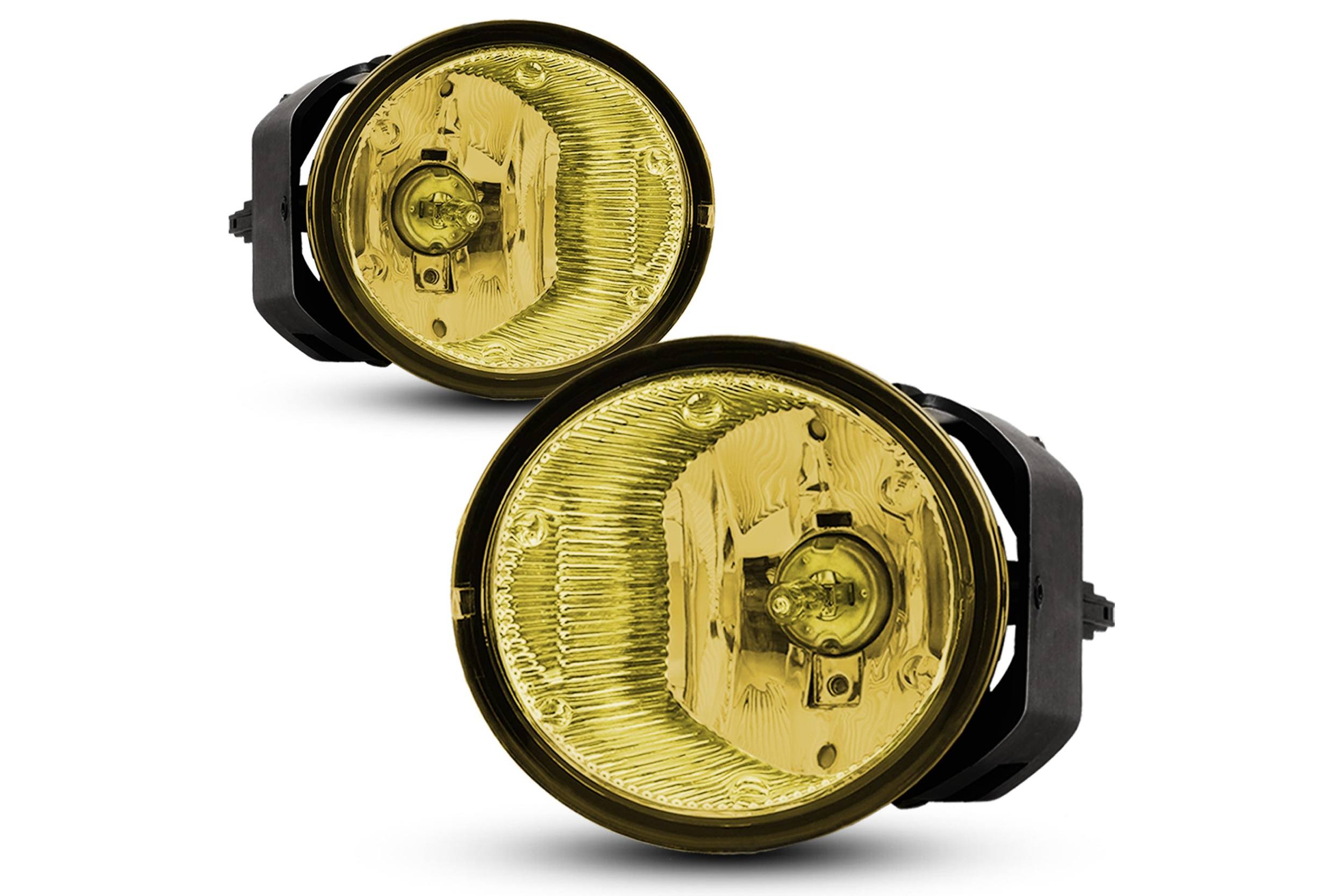 02-04 Nissan Xterra: Winjet Fog Lights OE Replacement - Amber Yellow