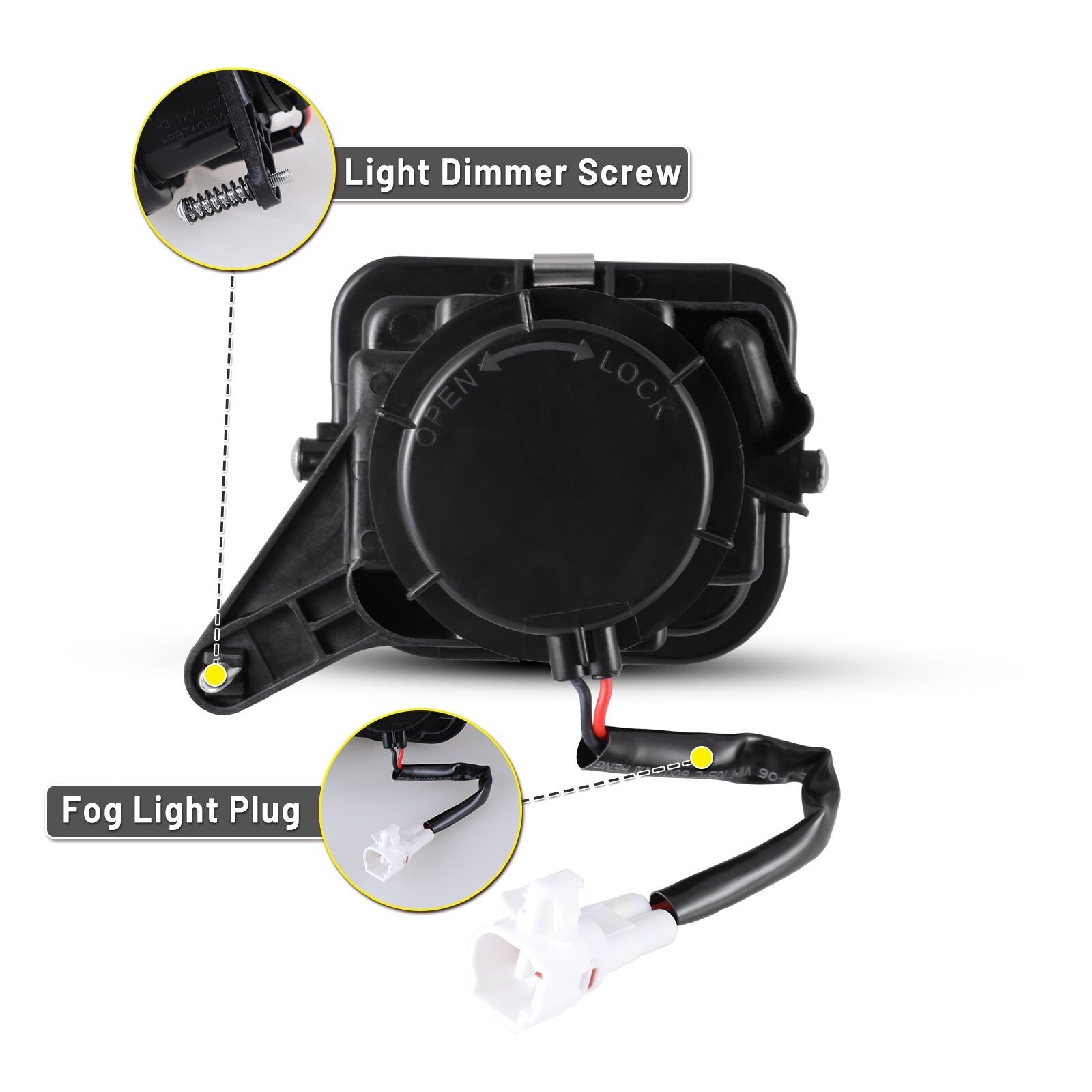 00-05 Toyota Celica: Winjet Fog Lights - Clear photo 3