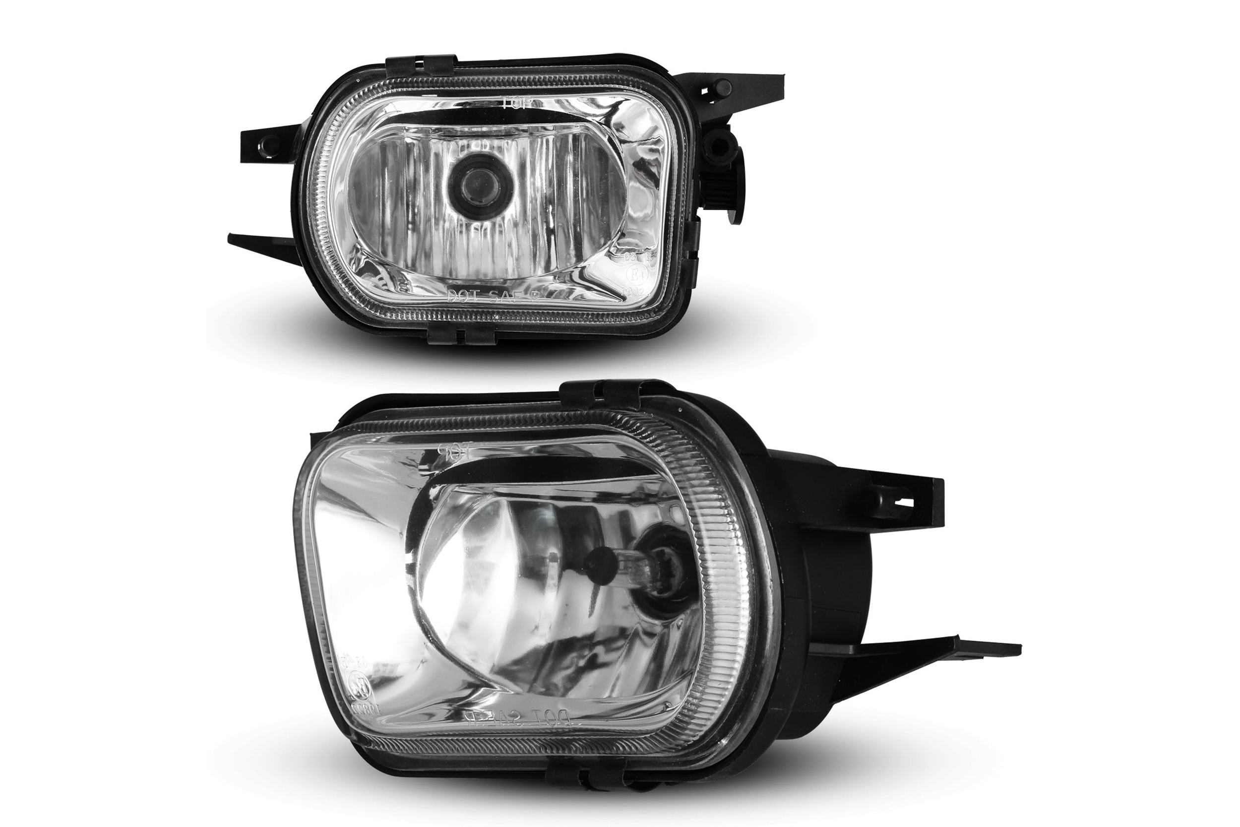 01-07 Mercedes-Benz C-Class: Winjet Fog Lights OE Replacement - Clear