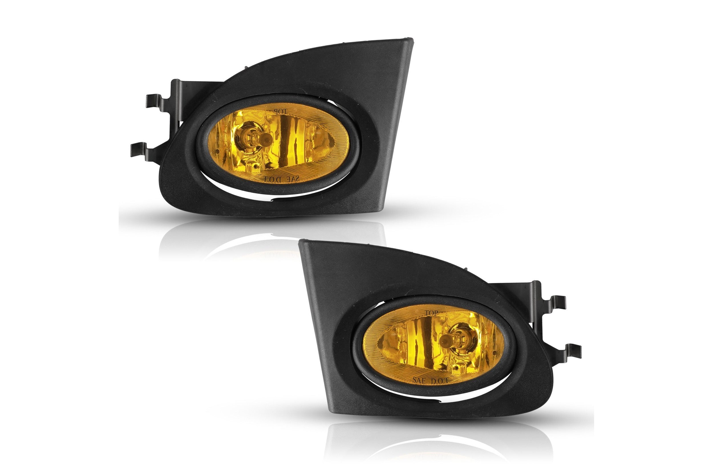 02-05 Honda Civic: Winjet Fog Lights - Amber Yellow
