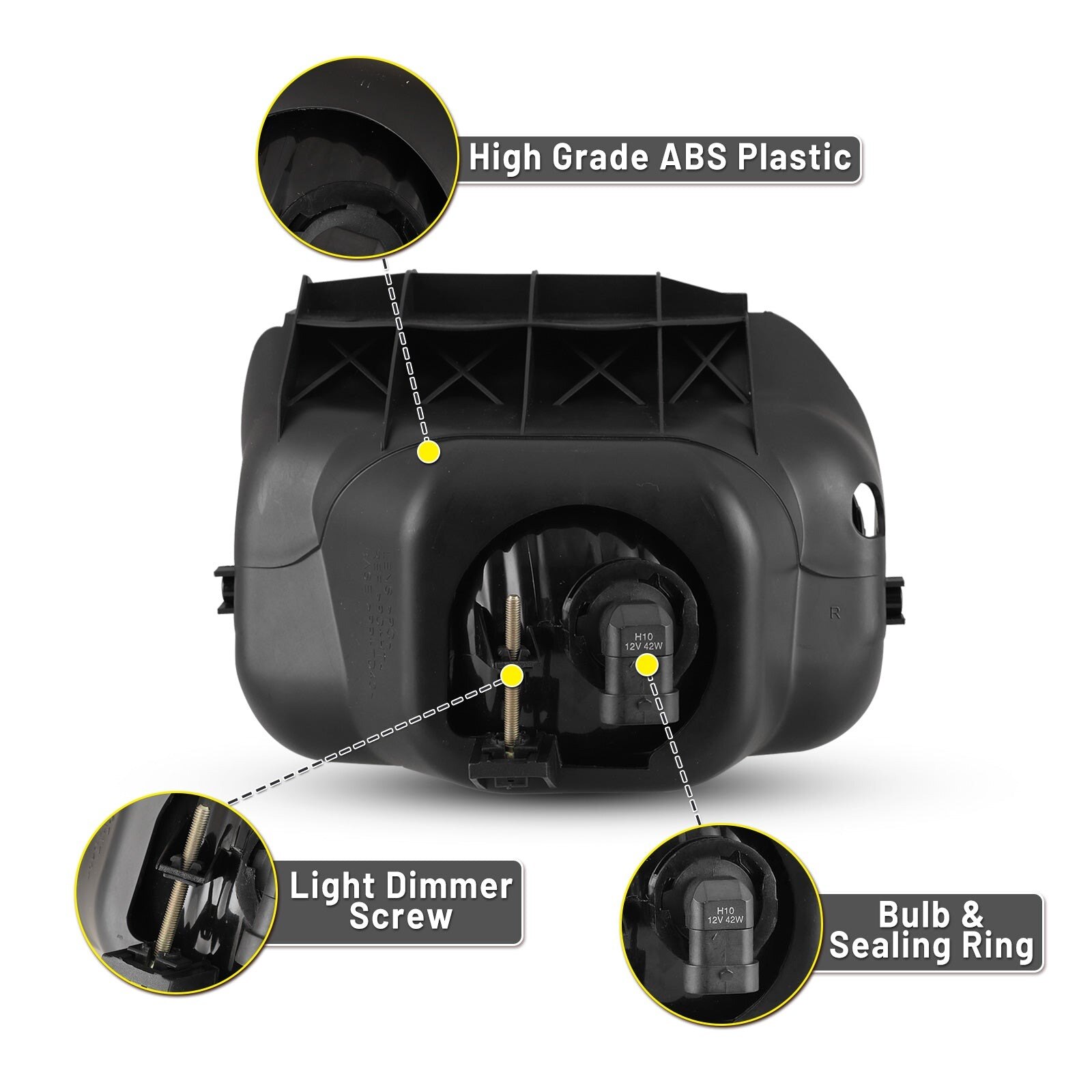03-07 Chevrolet Silverado: Winjet Fog Lights OE Replacement - Clear photo 3