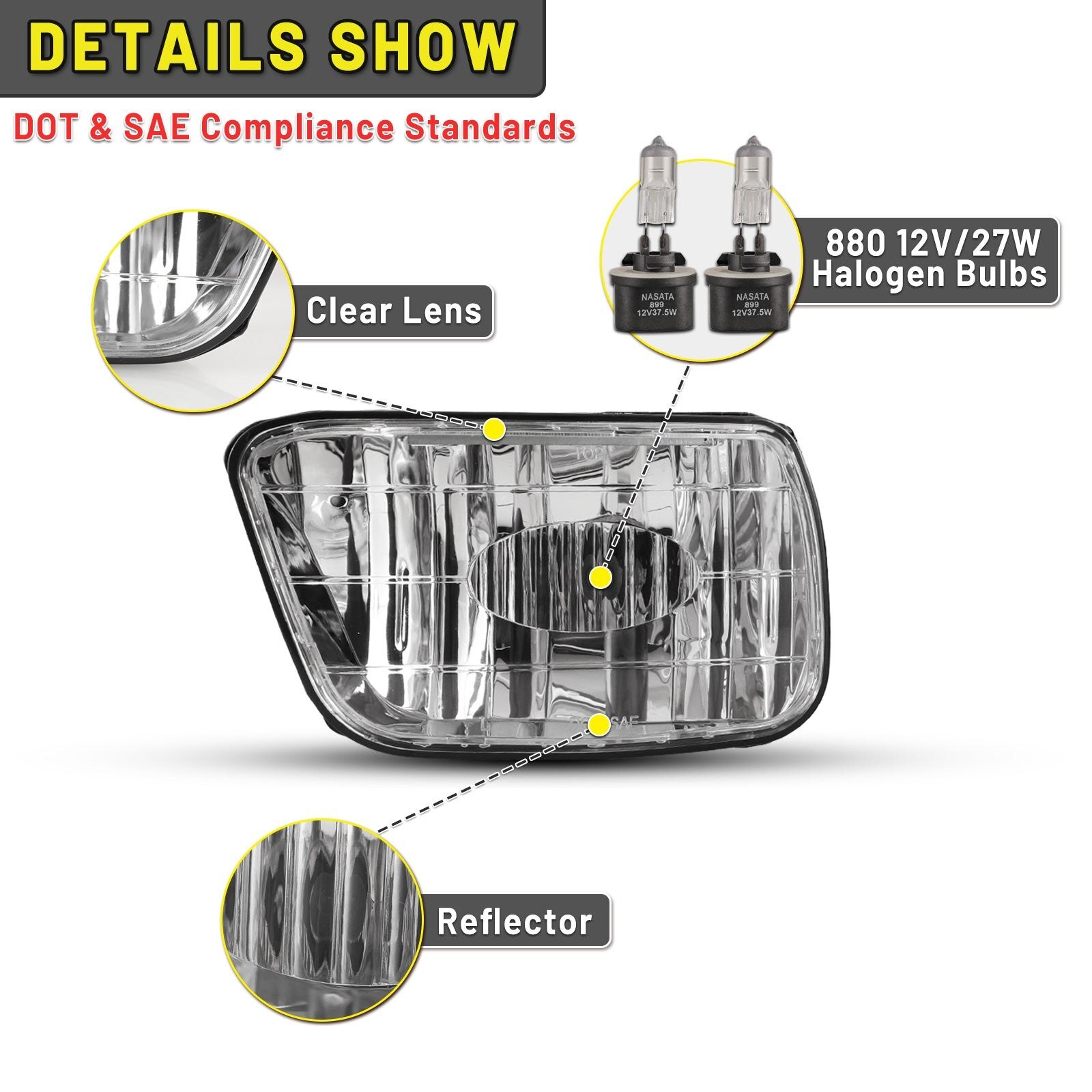03-08 Isuzu Ascender: Winjet Fog Lights - Clear photo 2