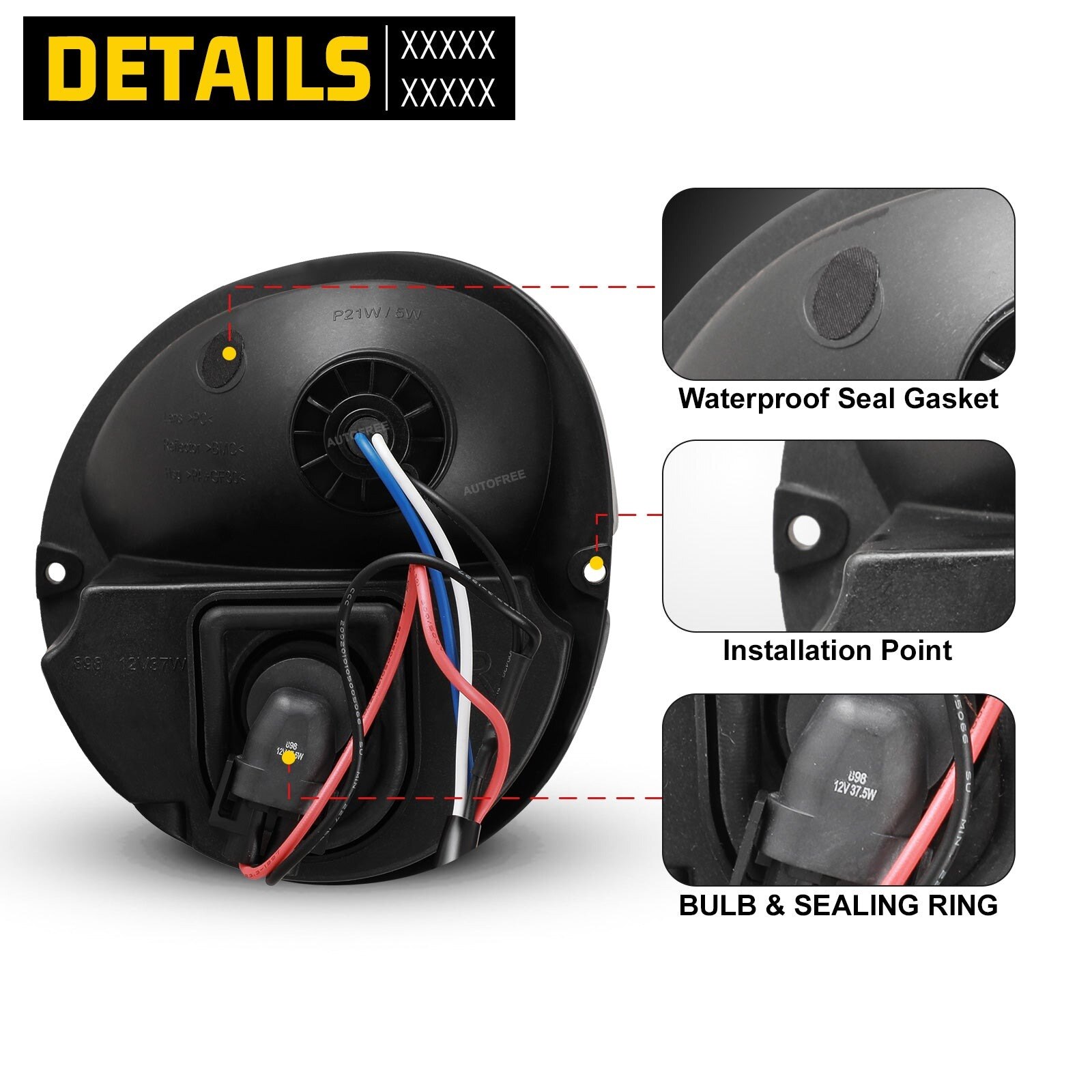 04-08 Pontiac Grand Prix: Winjet Fog Lights - Clear photo 3