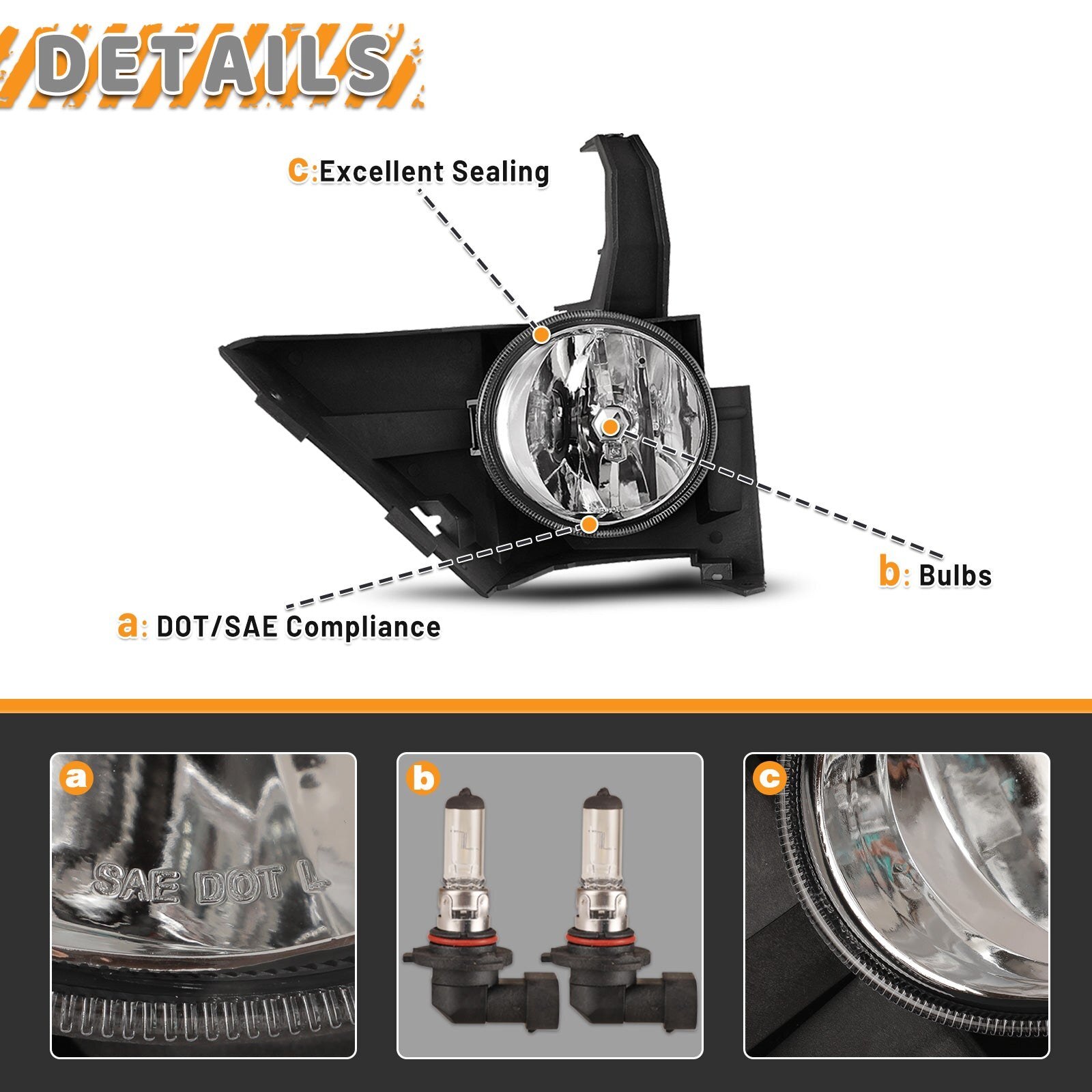 05-06 Honda CR-V: Winjet Fog Lights - Clear photo 2