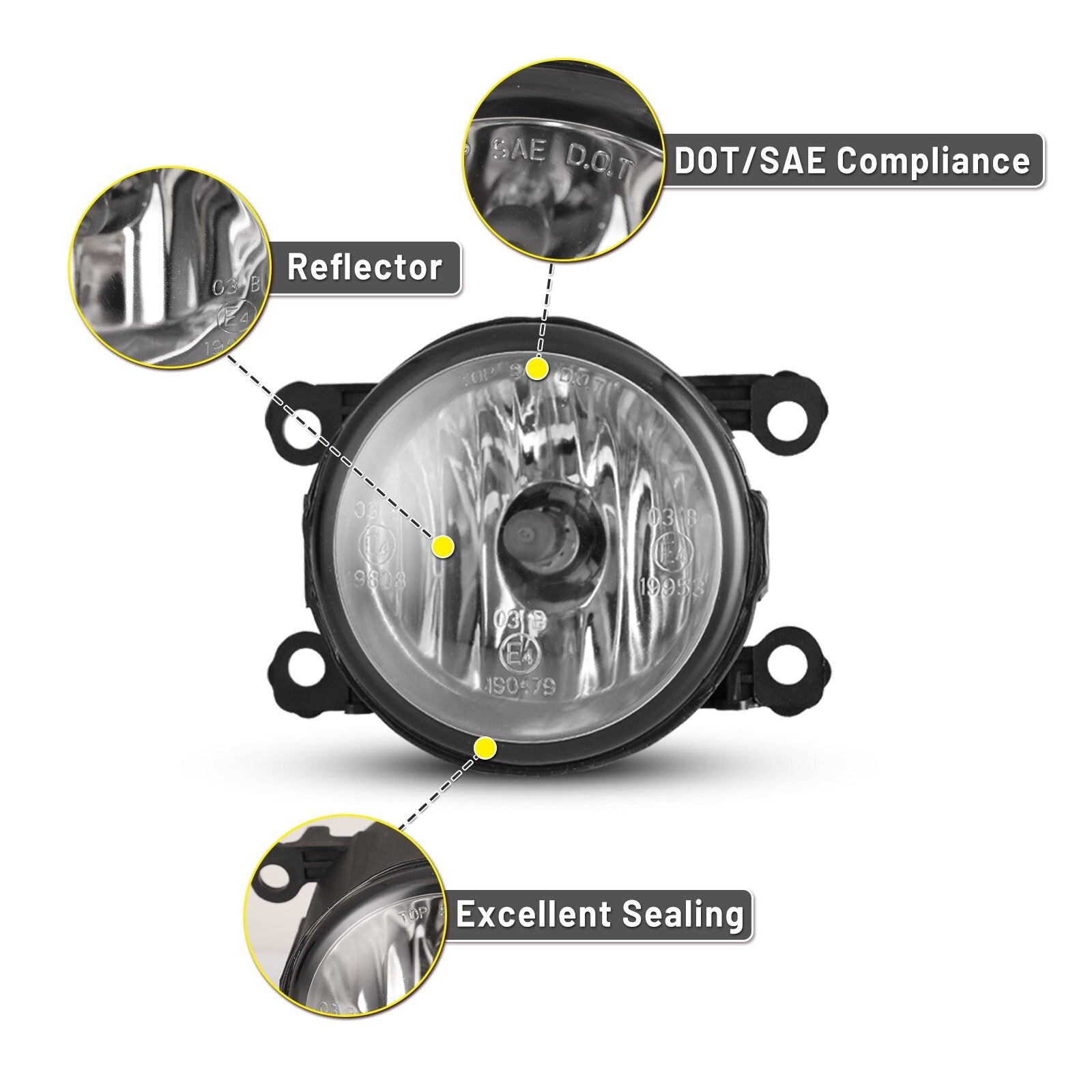 08-12 Lincoln Navigator: Winjet Fog Lights - Clear photo 4