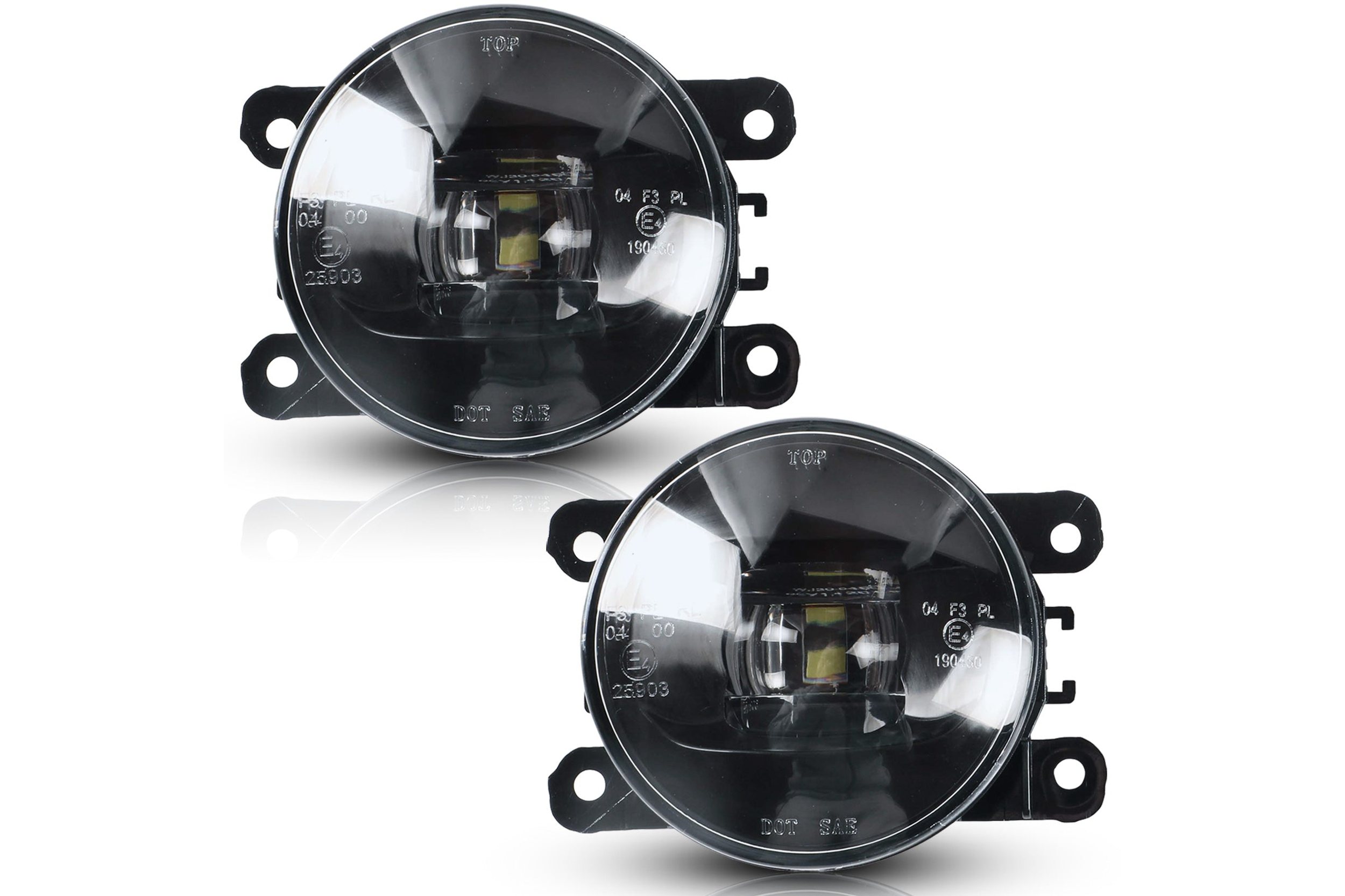 08-12 Ford Focus: Winjet LED Fog Lights - Clear