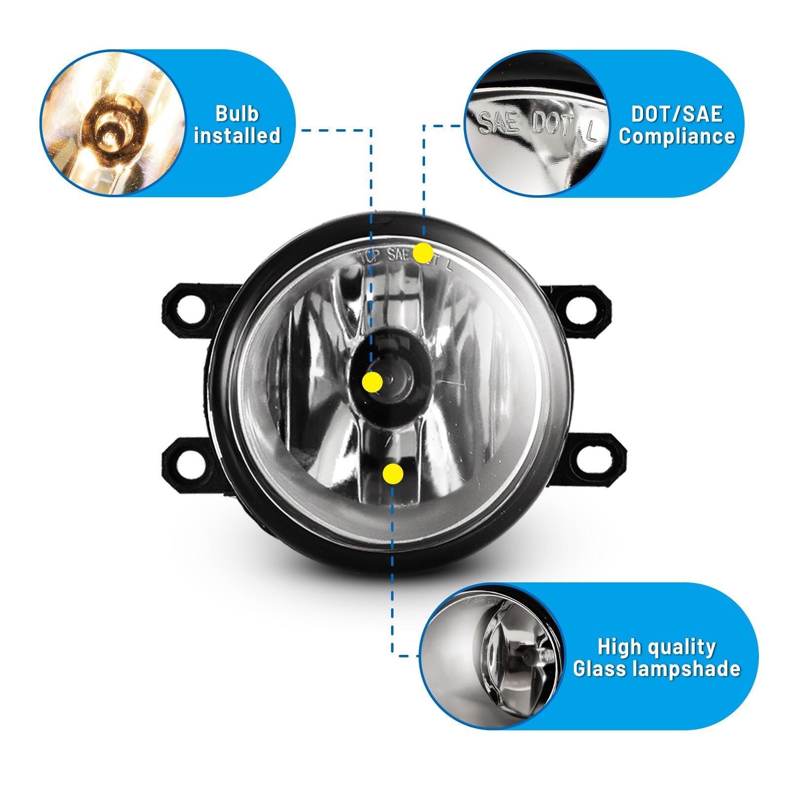 05-10 Scion tC: Winjet Fog Lights - Clear photo 2