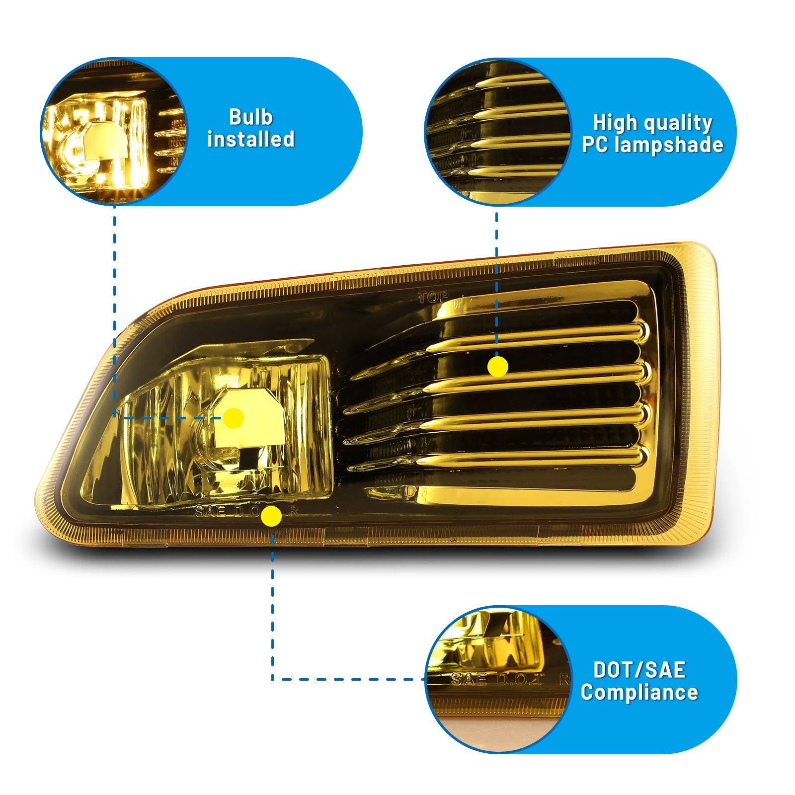 05-10 Scion tC: Winjet Fog Lights OE Replacement - Amber Yellow photo 2