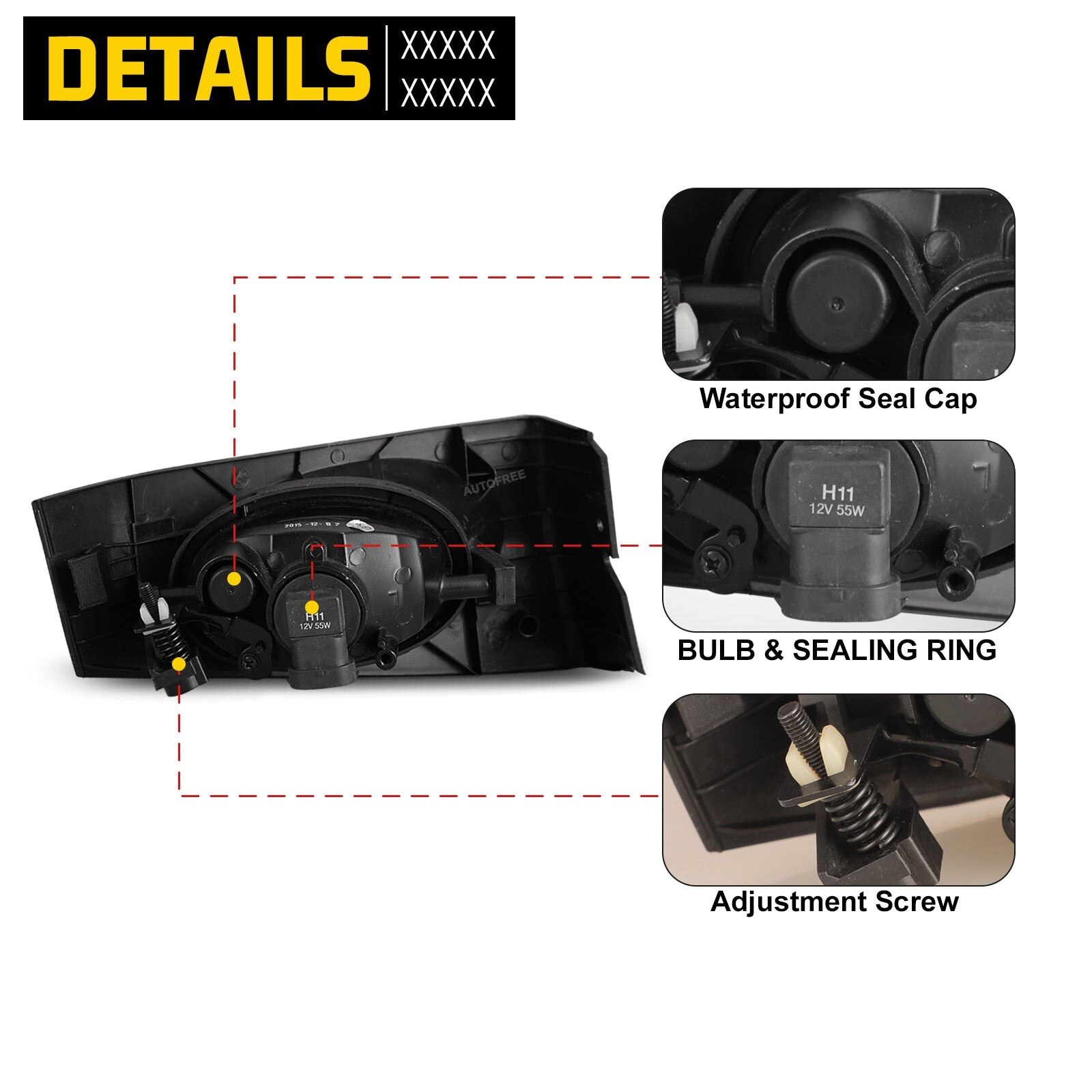 06-08 Honda Fit: Winjet Fog Lights - Clear photo 3