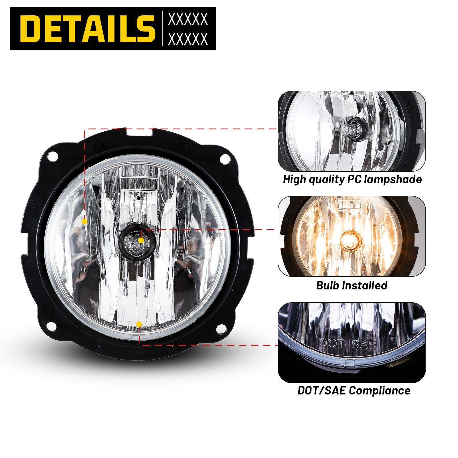 07-12 Ford Escape: Winjet Fog Lights - Clear photo 2