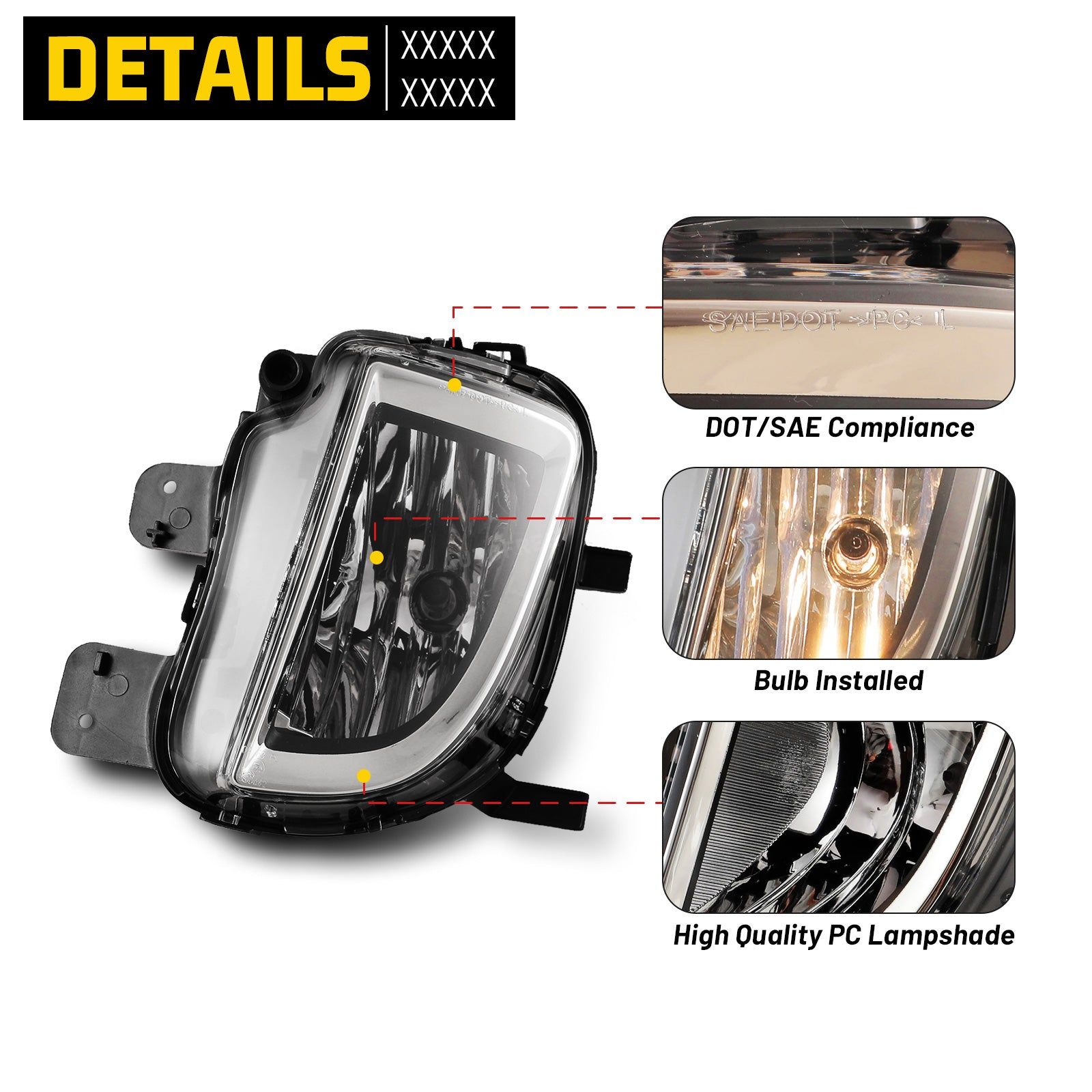 10-14 Volkswagen GTI MK6: Winjet Fog Lights - Clear photo 3