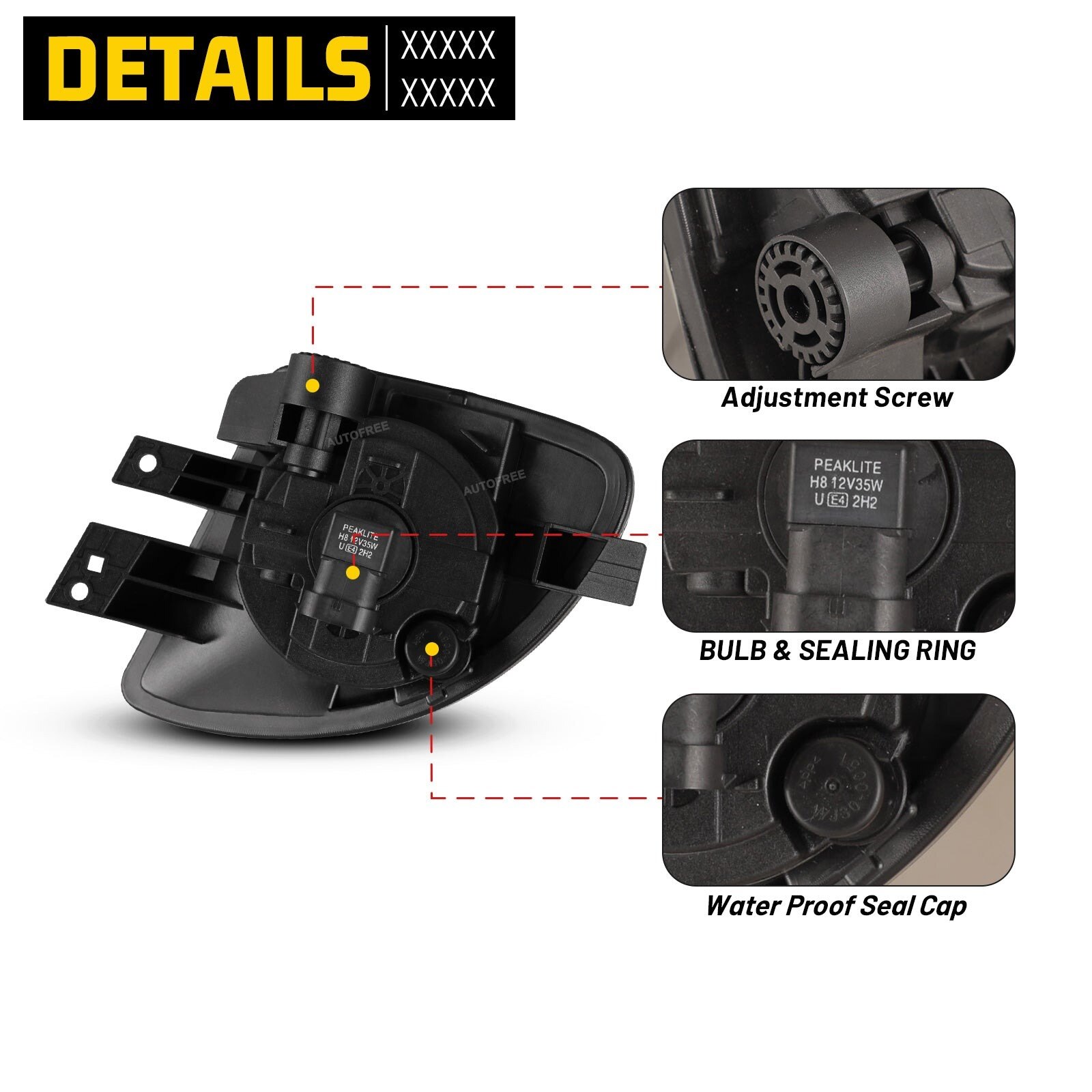 11-13 BMW 5 Series: Winjet Fog Lights - Clear photo 4
