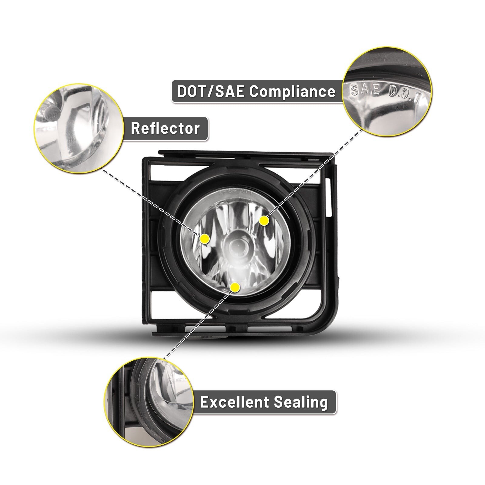 11-14 Scion xB: Winjet Fog Lights - Clear photo 2