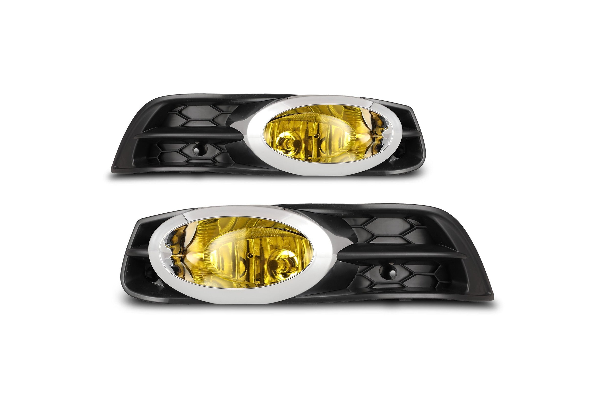 12-13 Honda Civic: Winjet Fog Lights - Amber Yellow