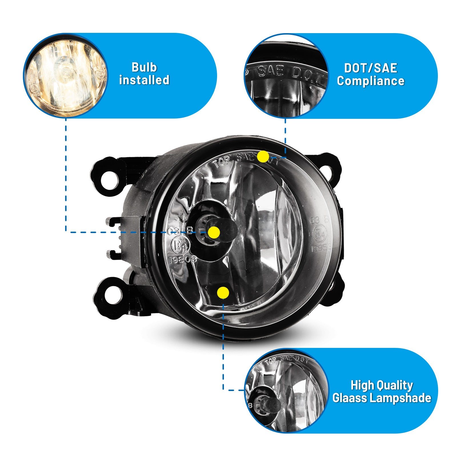 12-14 Subaru Impreza: Winjet Fog Lights - Clear photo 2