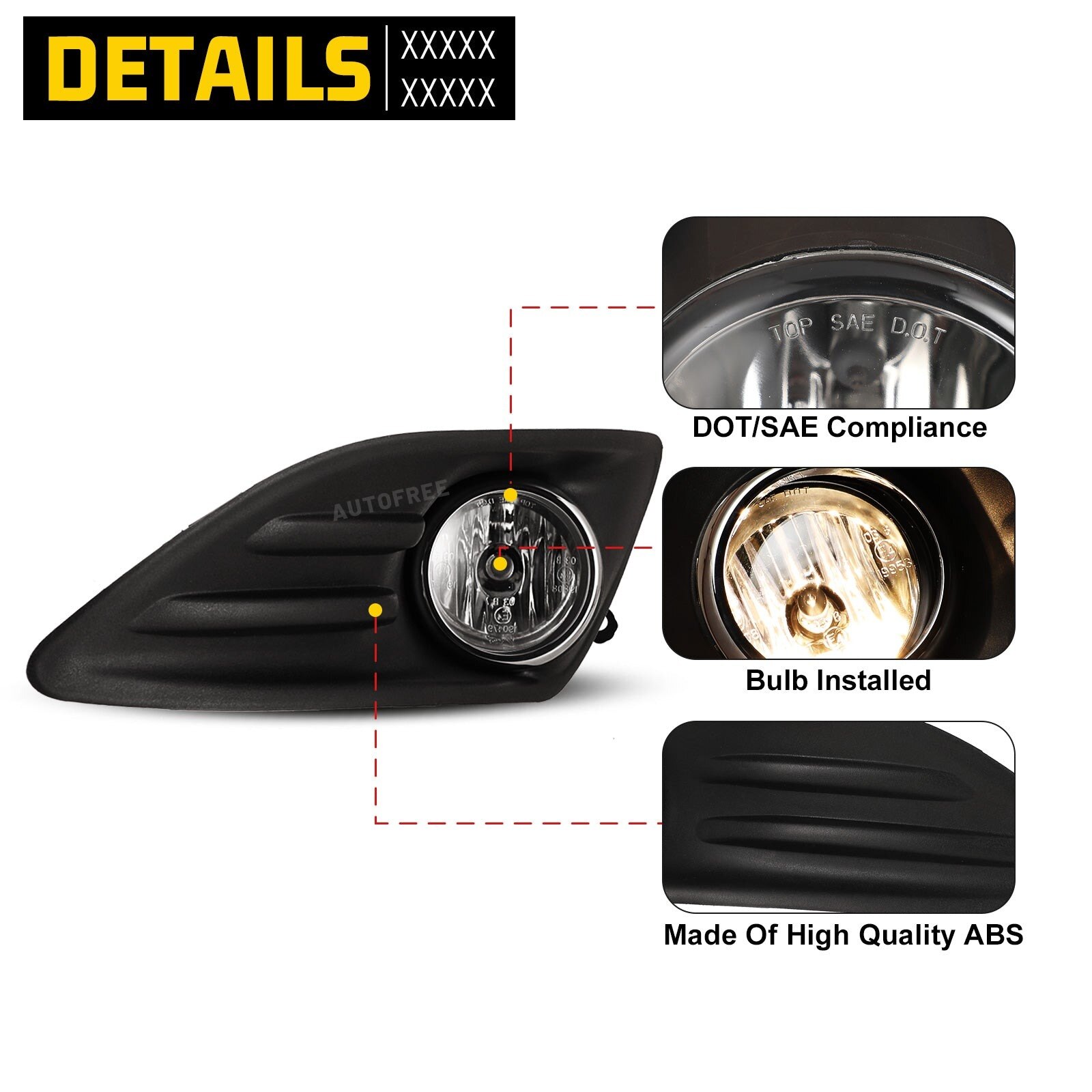14-16 Ford Fiesta: Winjet Fog Lights - Clear photo 2