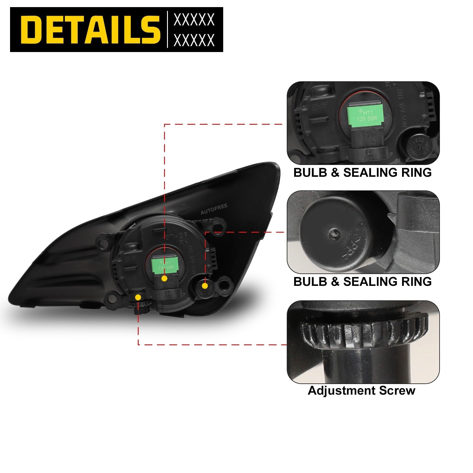 14-16 Ford Fiesta: Winjet Fog Lights - Clear photo 3
