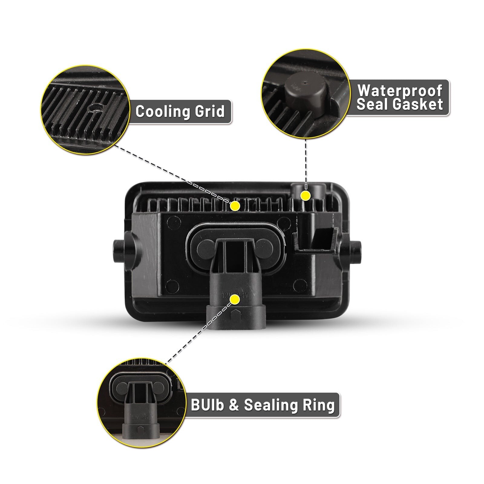 15-16 Ford F-150: Winjet LED Fog Lights - Clear photo 3