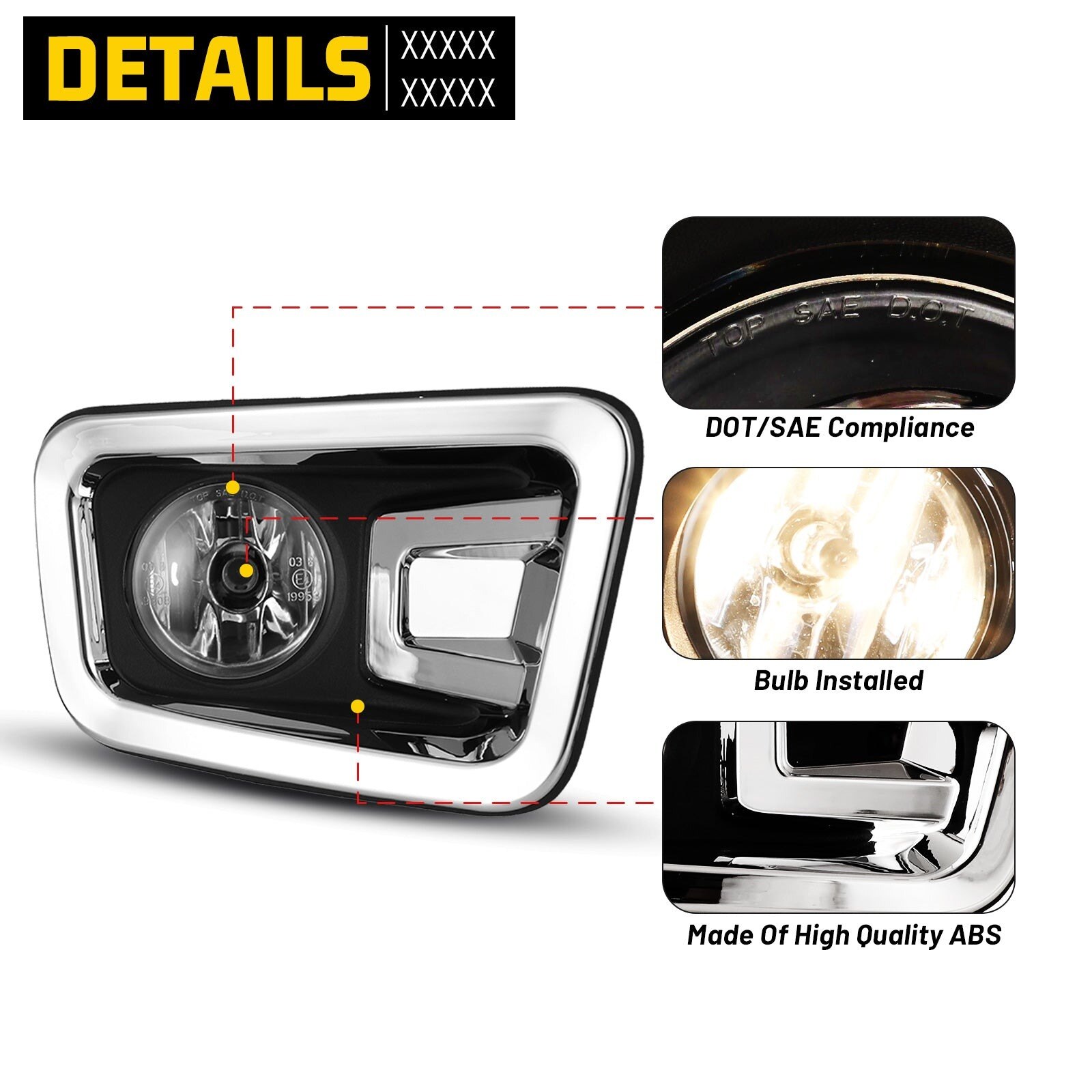 16-17 Nissan Titan: Winjet Fog Lights - Clear photo 2
