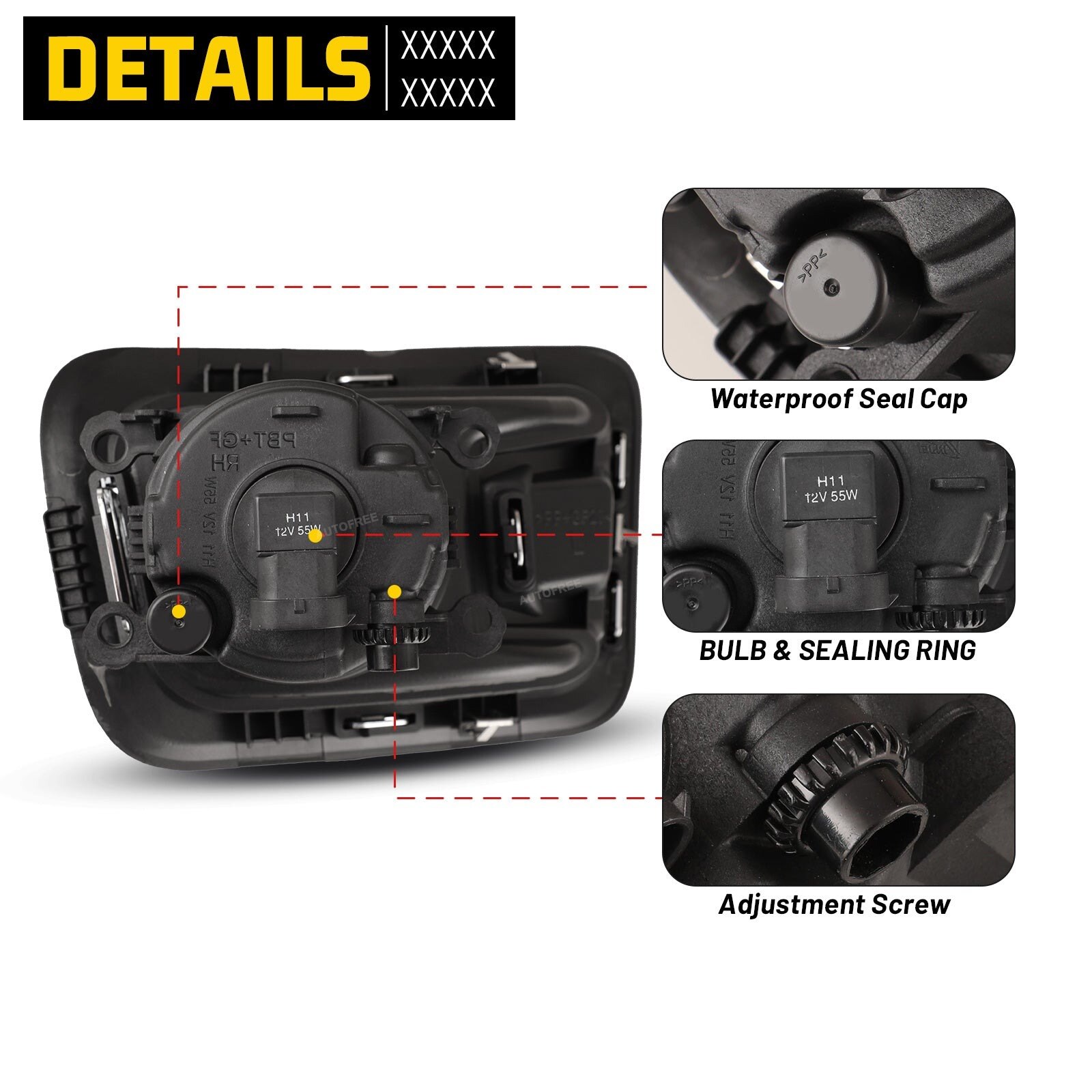 16-17 Nissan Titan: Winjet Fog Lights - Clear photo 3