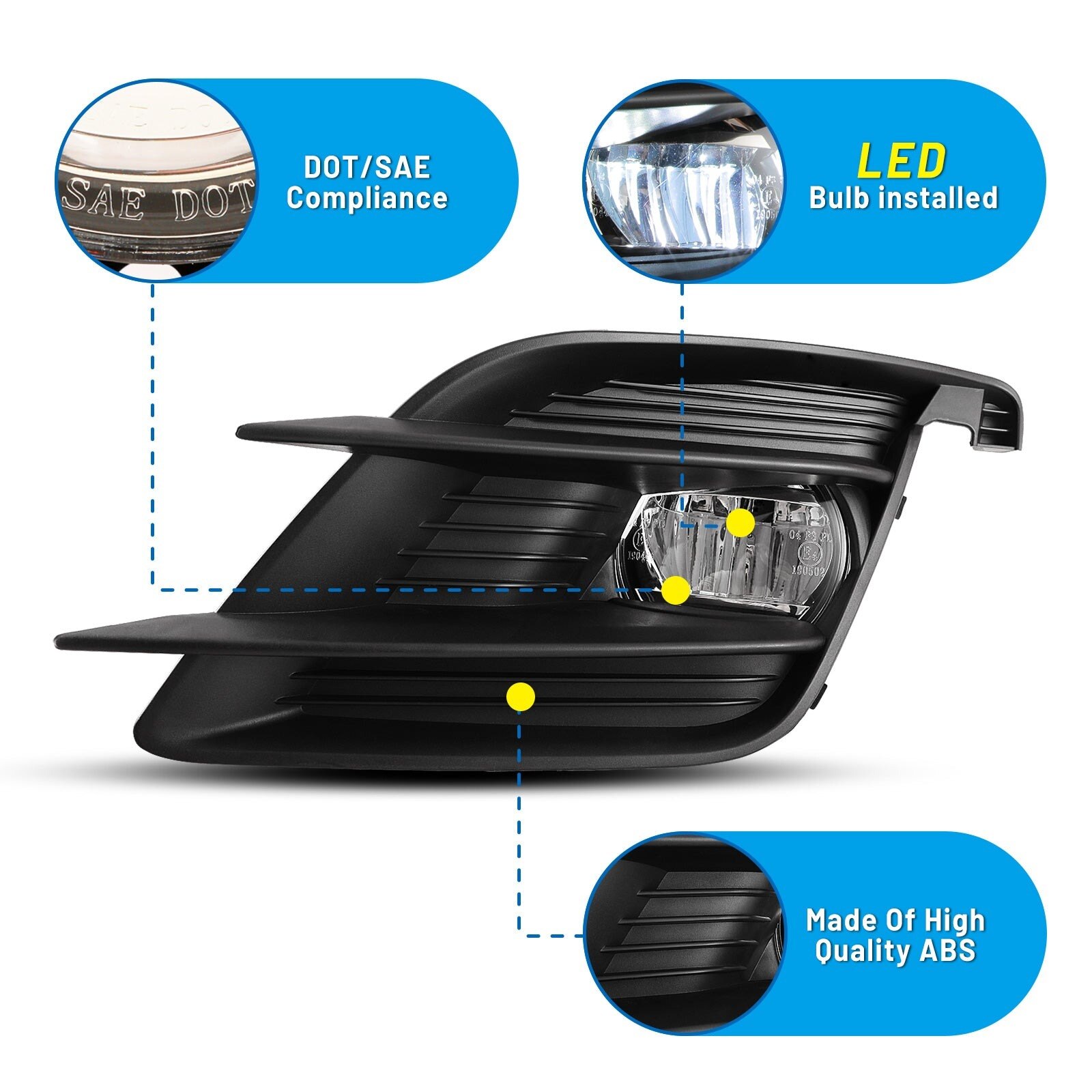 17 Subaru BRZ: Winjet Fog Lights - Clear photo 2