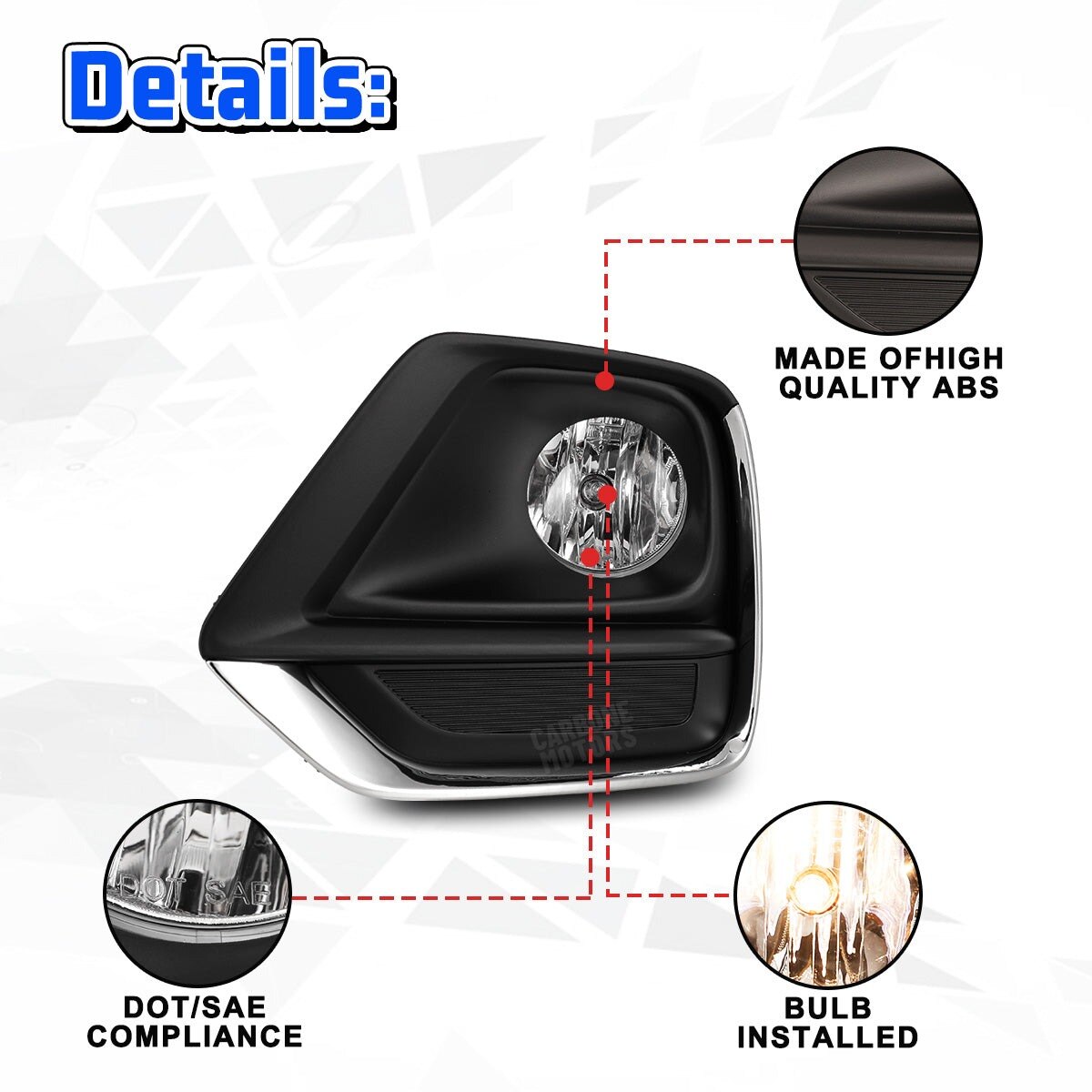 17-18 Chevrolet Trax: Winjet Fog Lights - Clear photo 2