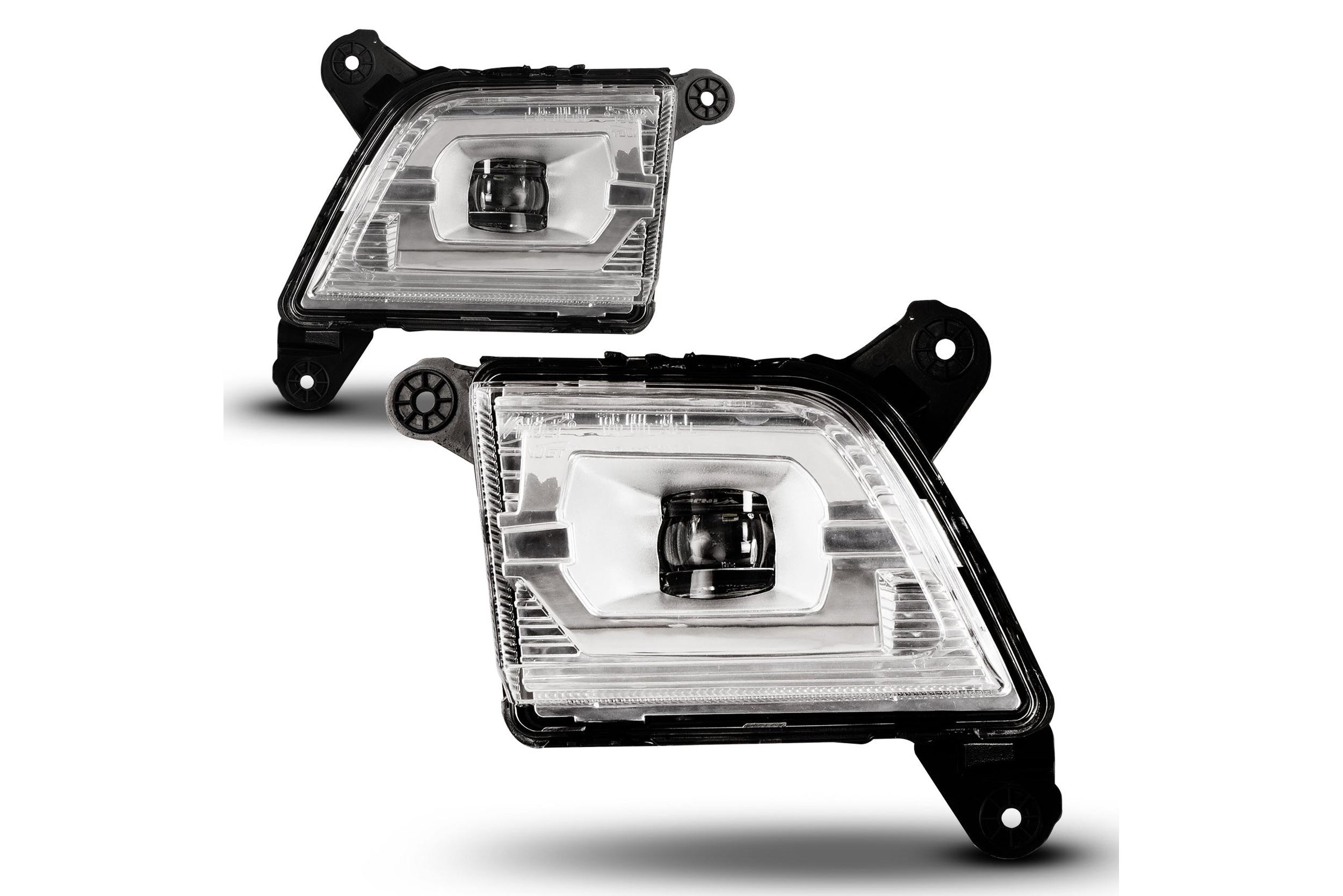 19-22 Chevrolet Silverado 1500: Winjet LED Fog Lights - Clear