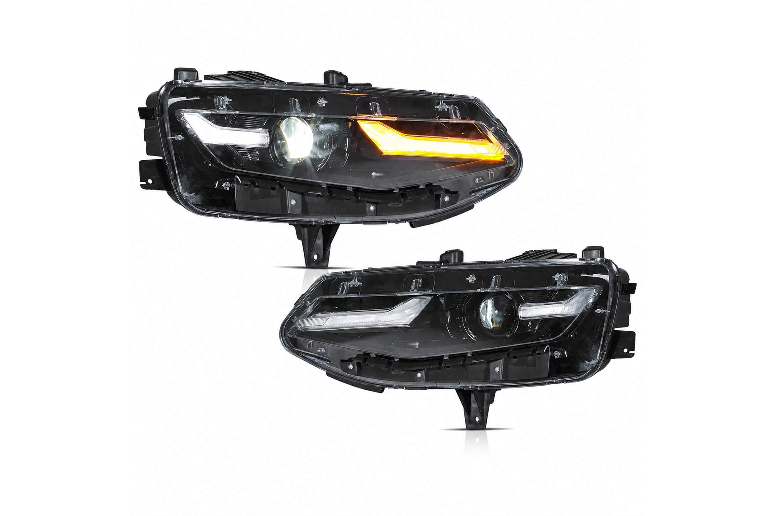 19-24 Chevrolet Camaro: LED Projector Headlights - Black